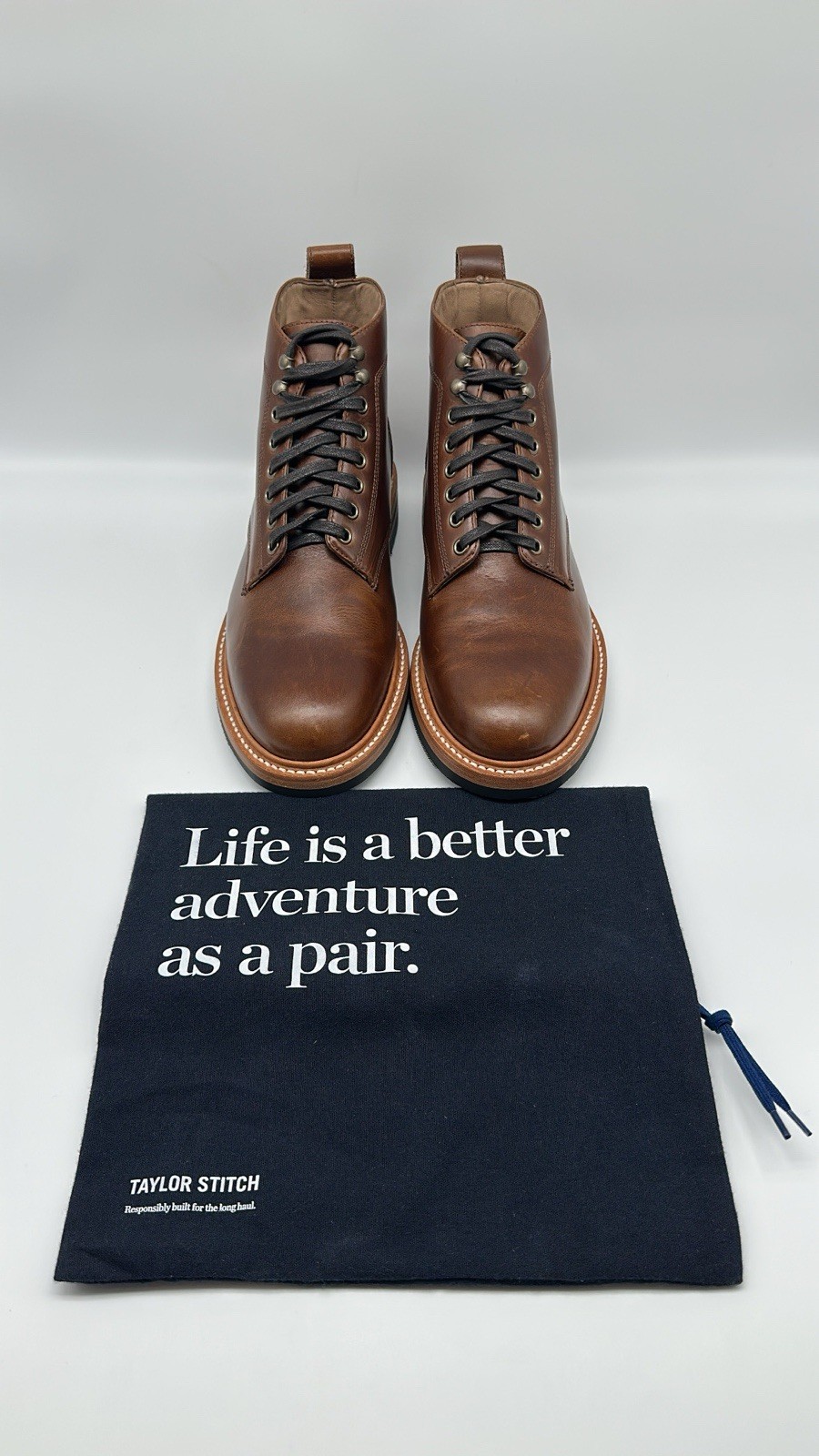 Taylor Stitch Trench Boot in Whiskey Leather Men’s Sz 9.5 D Limited Edition NEW