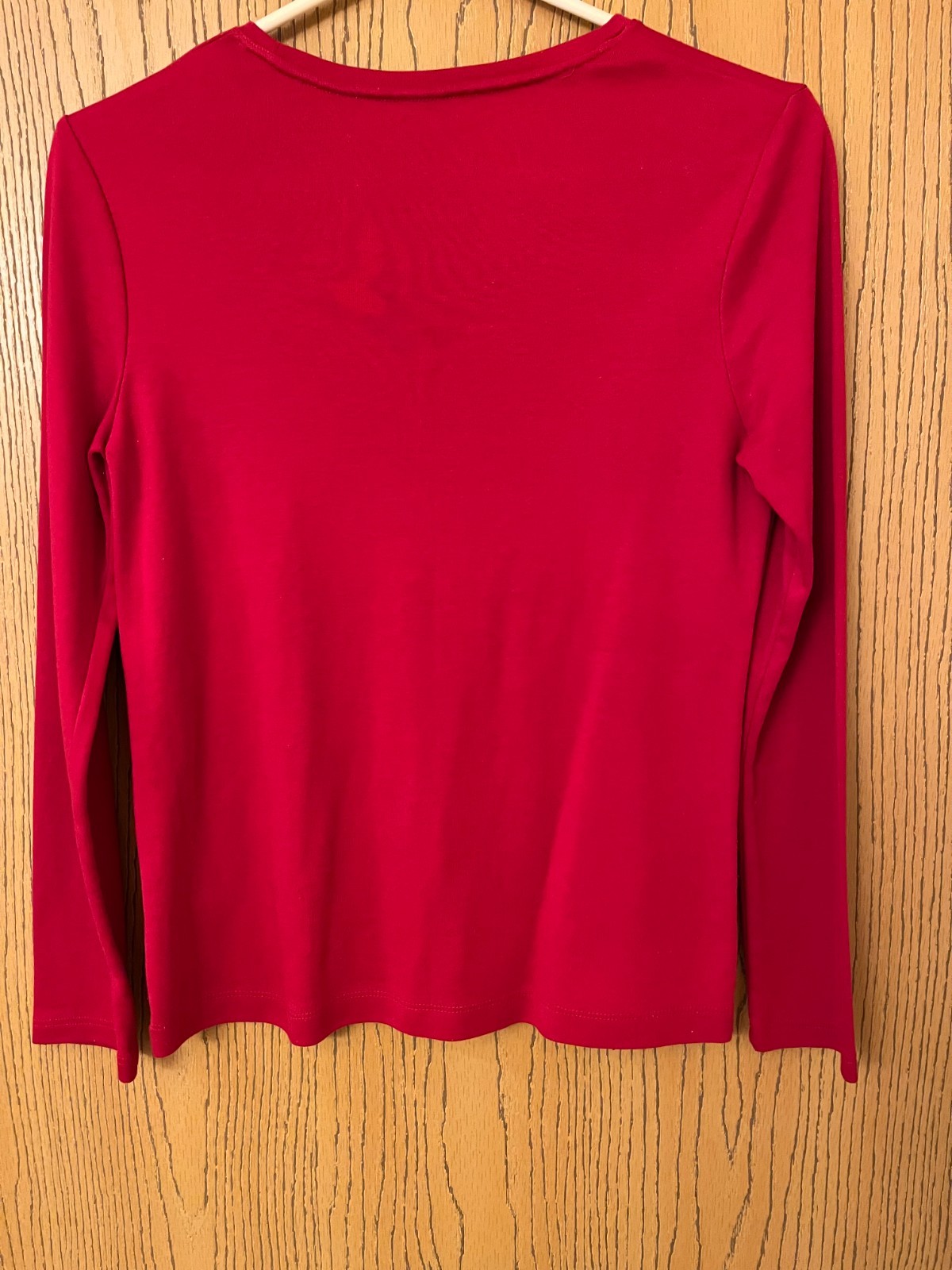 Croft & Barrow Holiday Red Classic Tee, Size PXS, Limited Use, Very Nice!