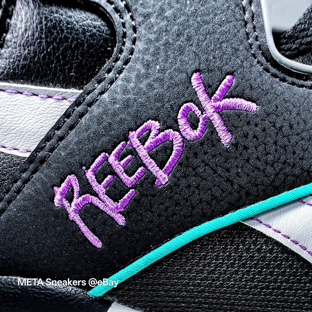 Reebok Shaq Attaq Pump US 13 Men’s Black White Purple Blacktop Retro HR0501 NIB