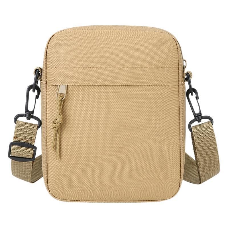 Men’s Canvas Crossbody Bag Mini Shoulder Messenger Bag Casual Travel Handbag