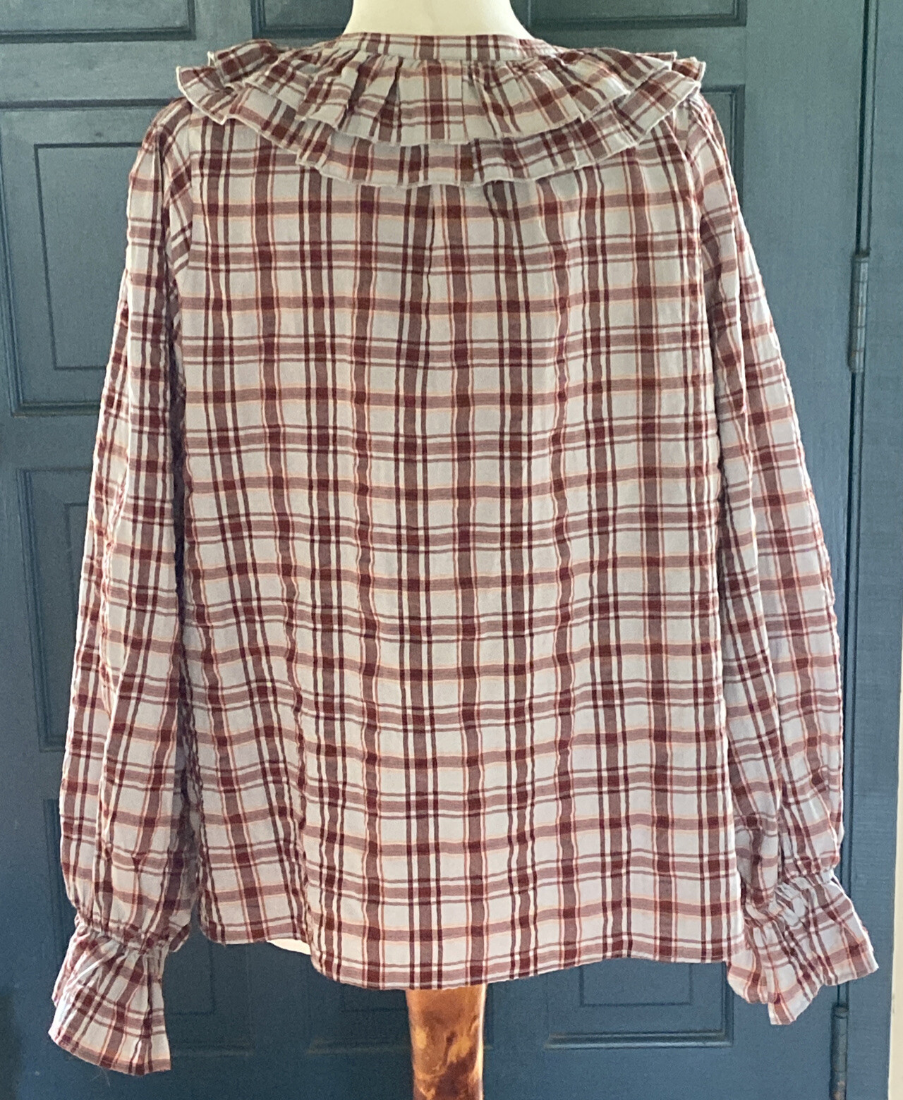 Maeve Anthropologie Button Up Peasant Blouse 1XL