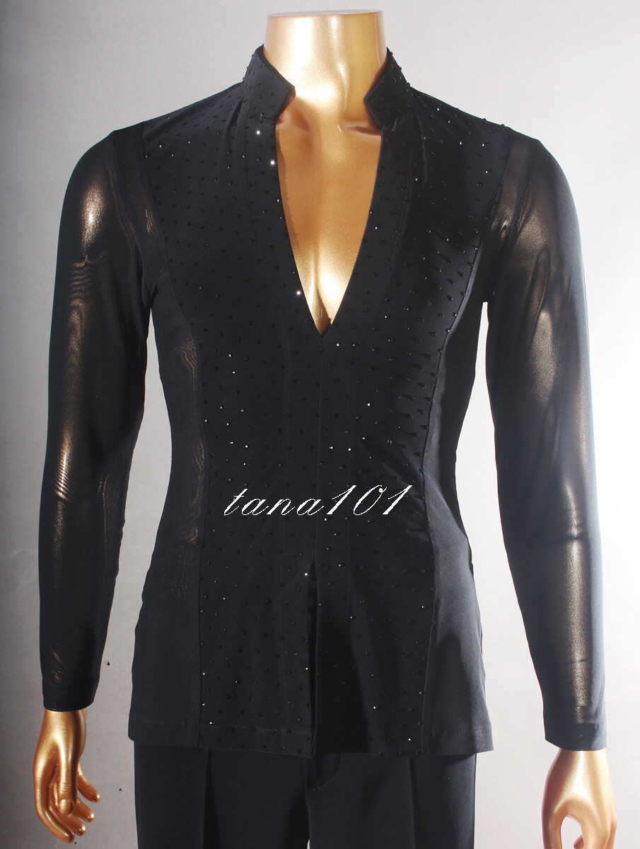 MEN ‘S LATIN SALSA SHIRT ( BALLROOM ) SIZE S, M, L (B744)