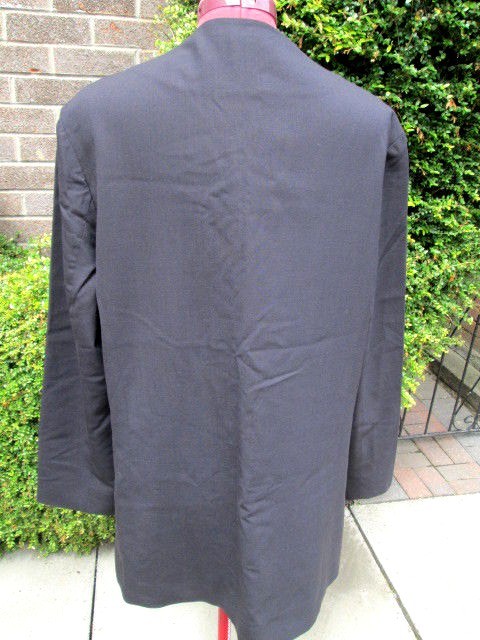 NEW-NITYA-DESIGNER LIGHTWEIGHT V DARK BROWN TIE FRONT EMBROIDERED JACKET-44/ 16.