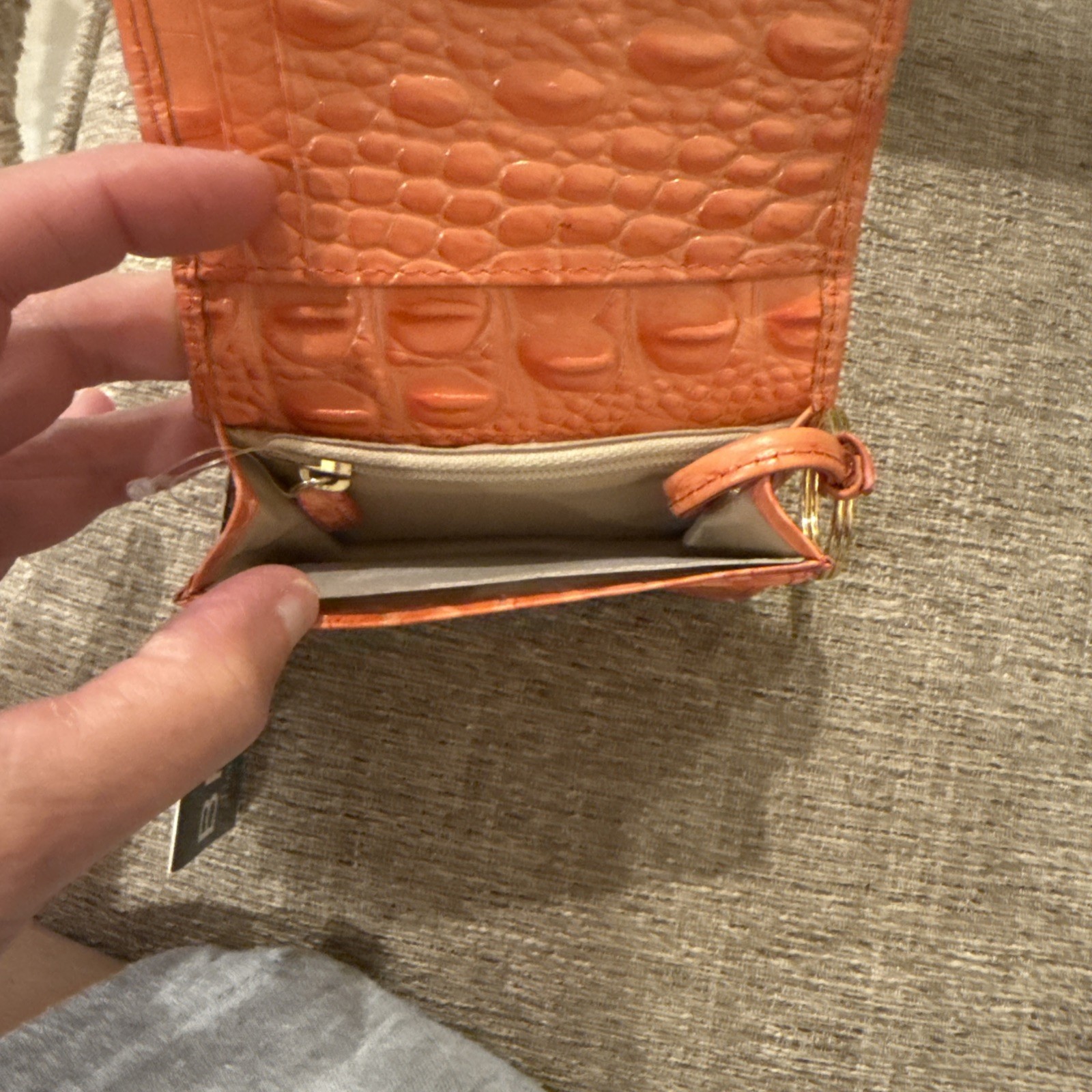 Brahmin Sunset Melbourne Mini Key Wallet.