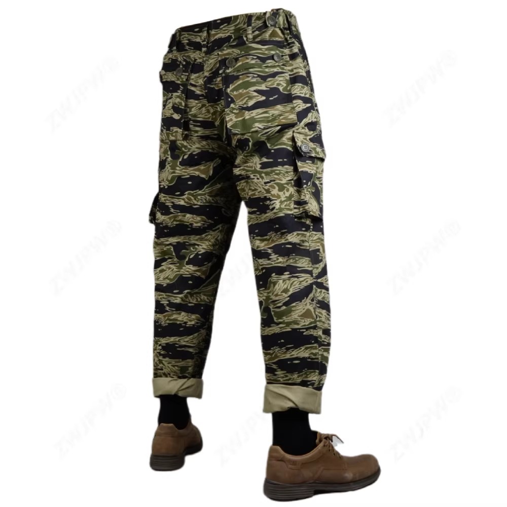 Vietnam War US Army Jacket Trousers Tiger Stripe Camo Combat Uniforms Top Pants