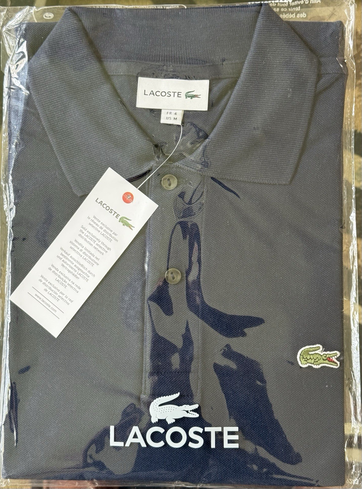 lacoste classic fit polo shirt