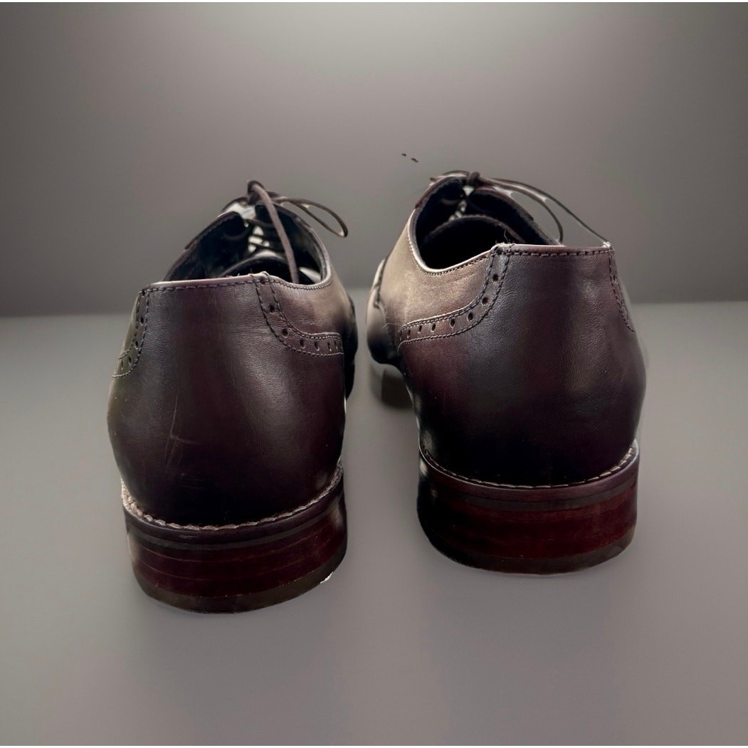 Johnston & Murphy Est. 1850 Men’s Brown Leather Cap Oxford Dress Shoes Size 10M