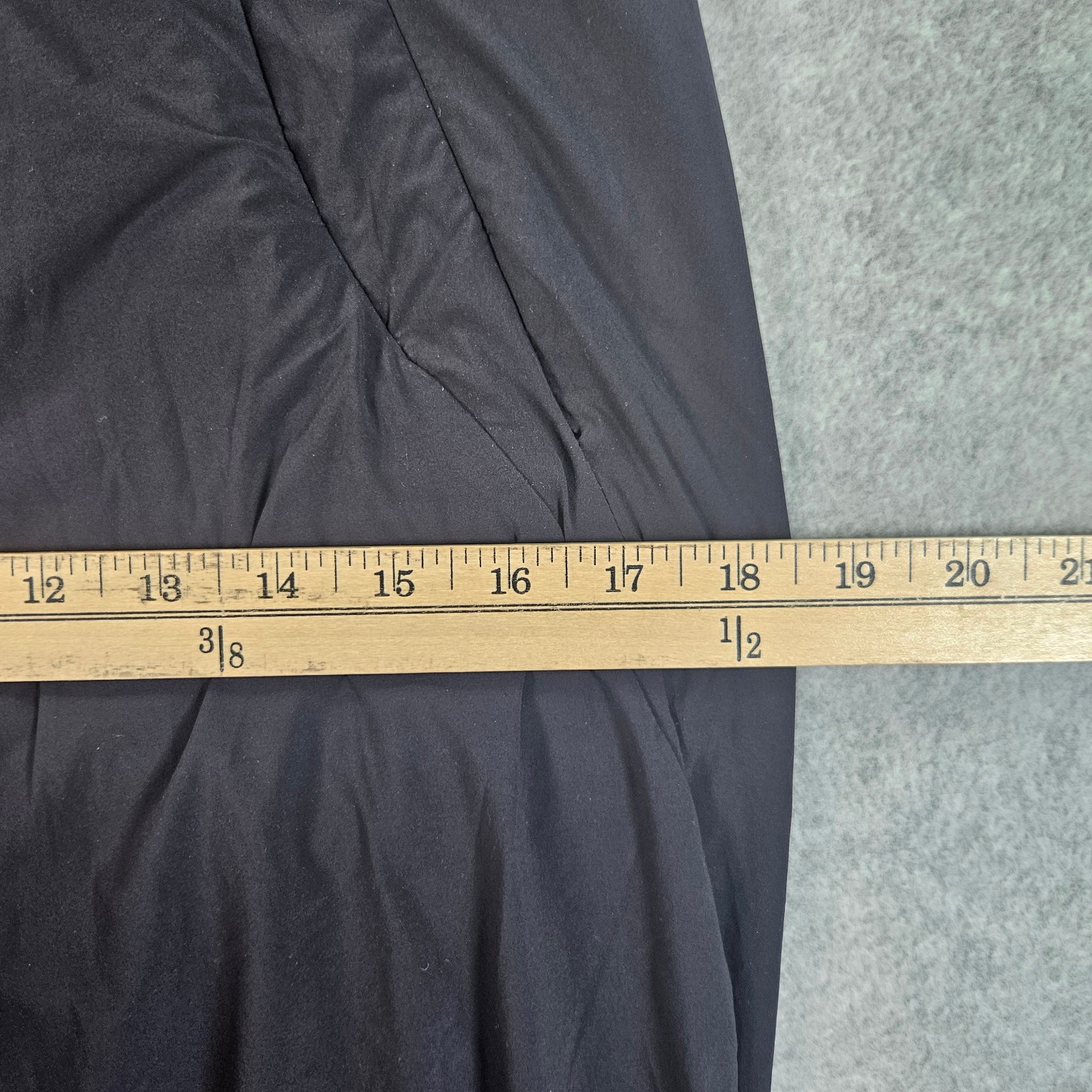 Paskho Travel Pants Womens Size M Black Wide Leg Stretch Drawstring Eco Fabric