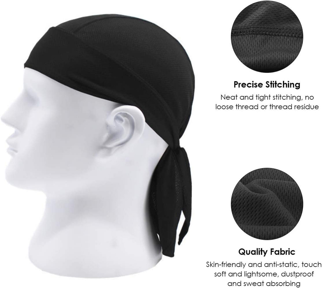 UV Protection Helmet Liner Skull Cap Dew Rags Head Wrap Beanie Hat for Men Women