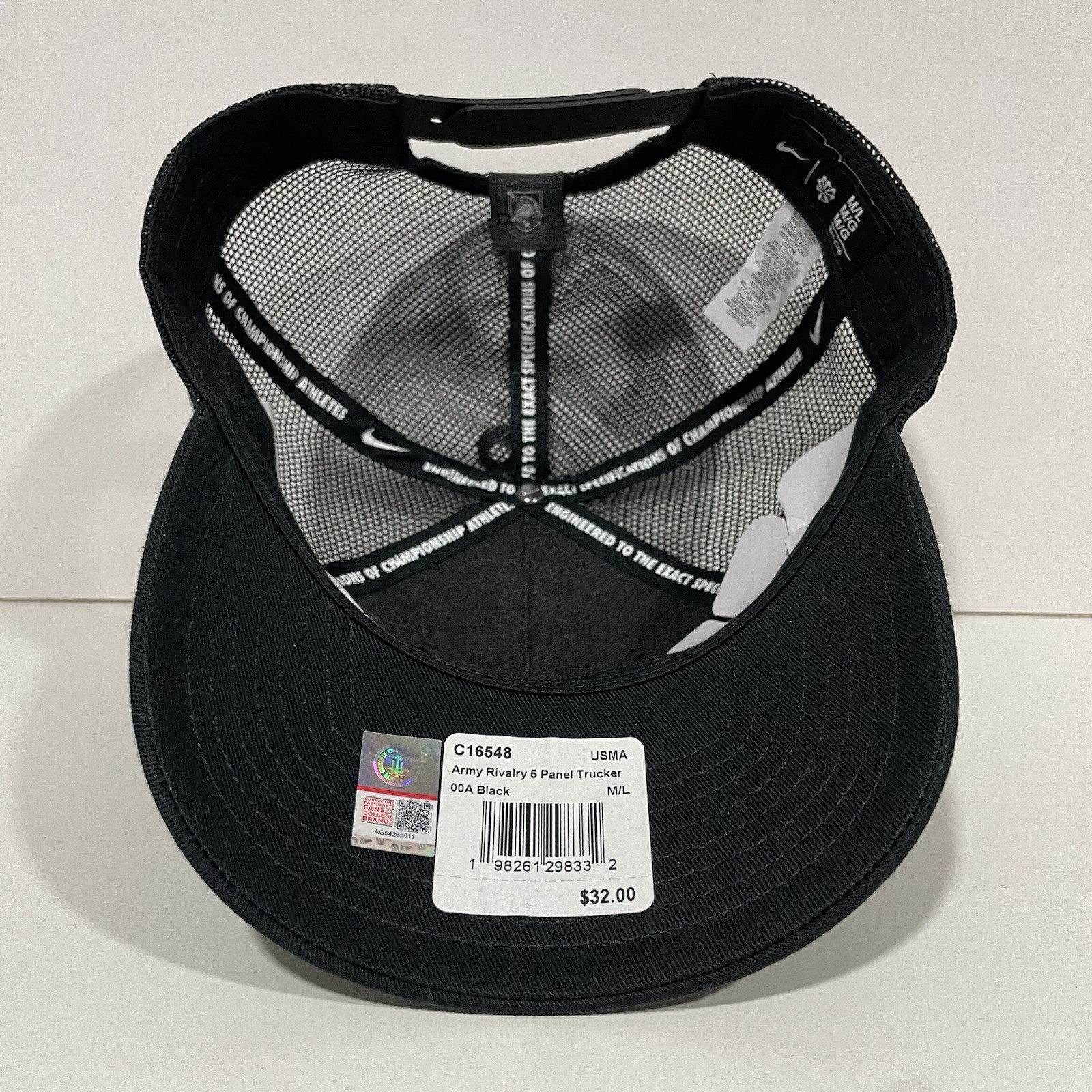 Army Rivalry Collection Beat Navy Nike Rise Hat Cap College Trucker Adjustable