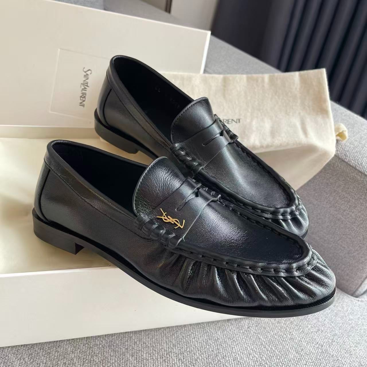 Saint Laurent Paris YSL Loafers