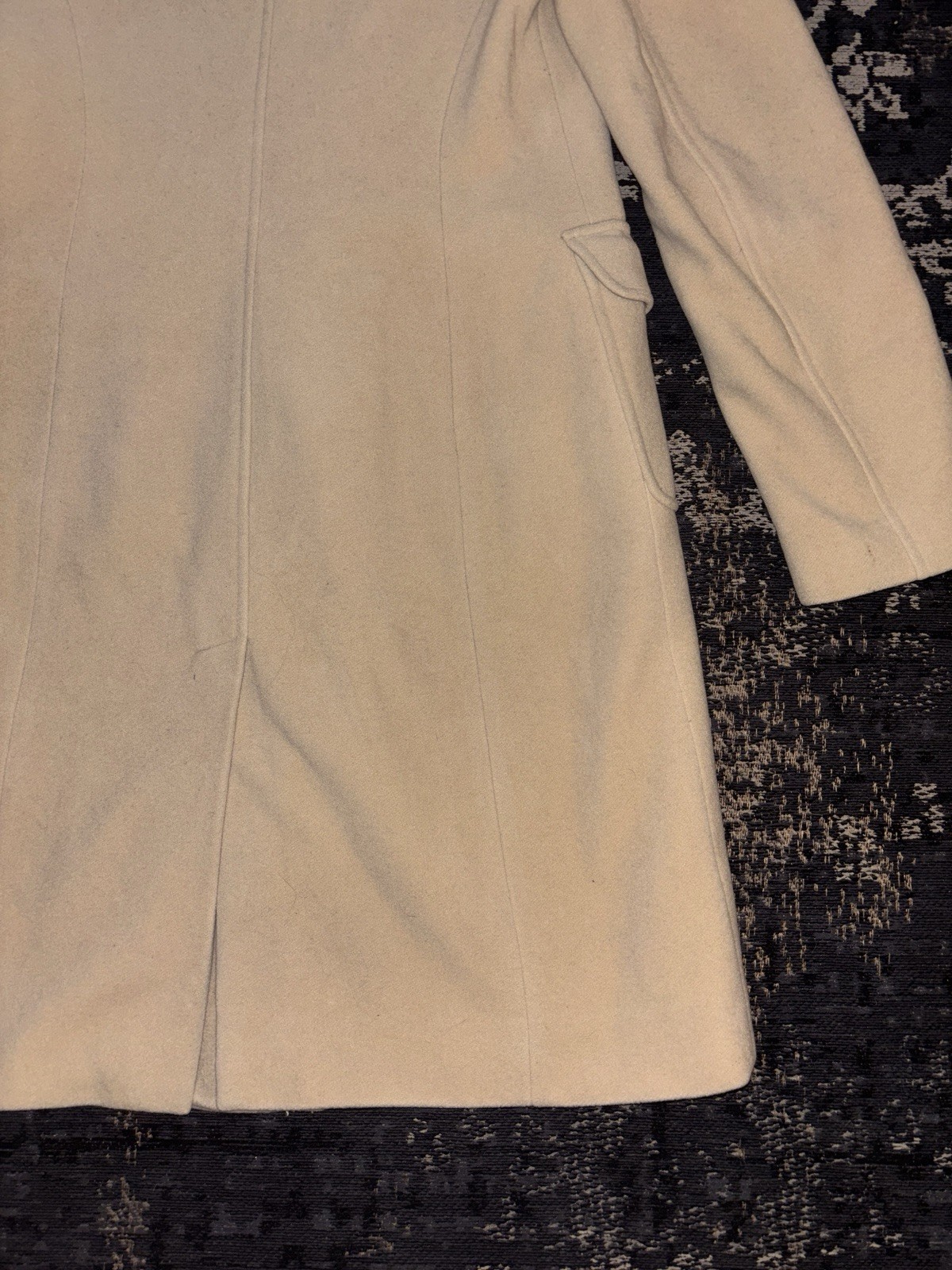 ann taylor loft trench coat size 4