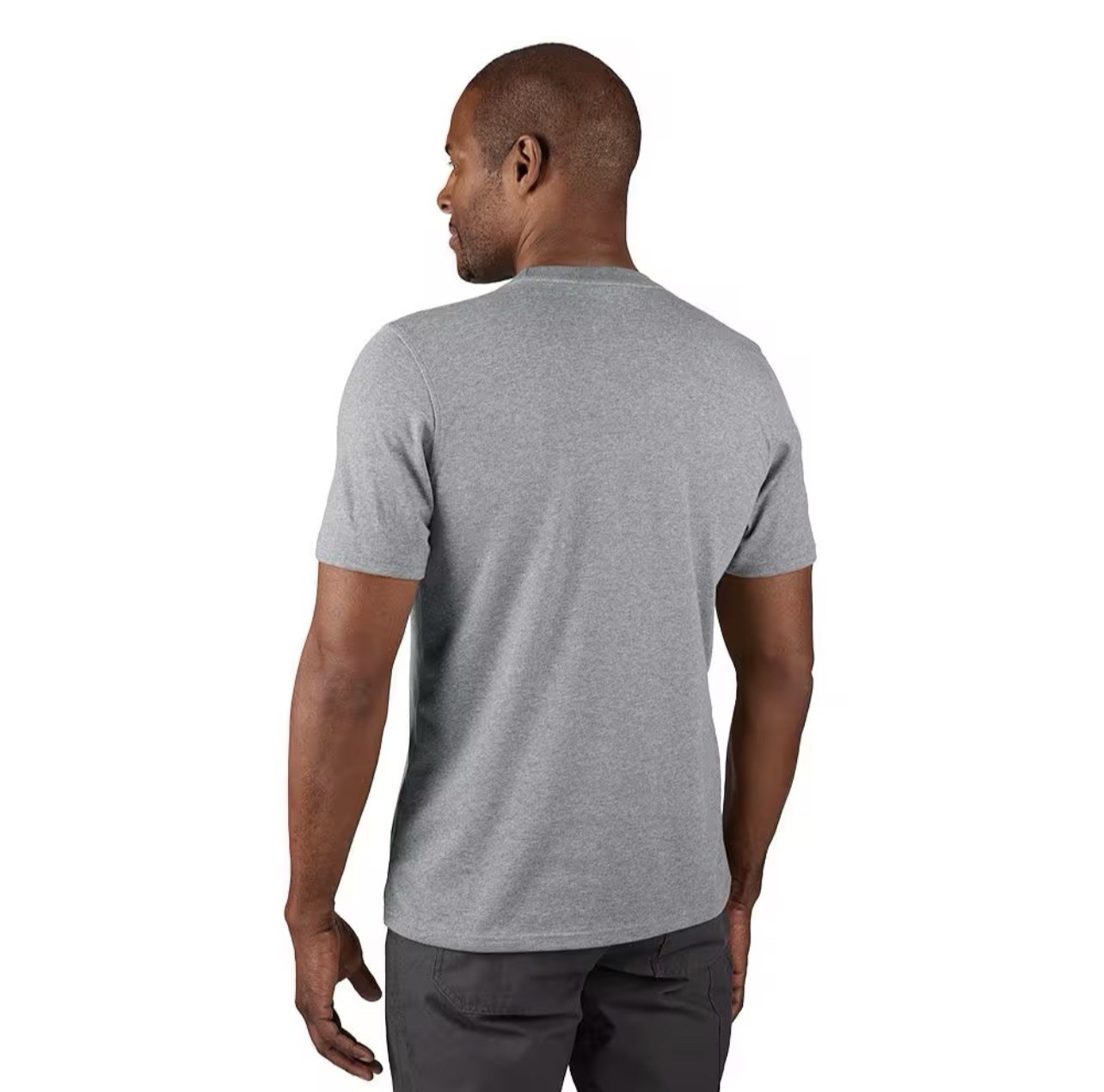 Milwaukee Men’s Medium Gray Cotton/Polyester Hybrid Work T-Shirt 603G-M/L/XL