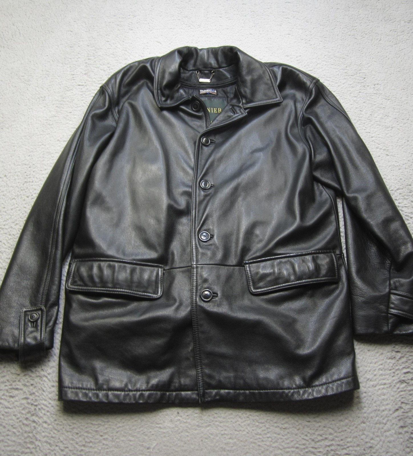 Danier Leather Jacket Mens Small Thinsulate Canada Lined Classic Coat Warm