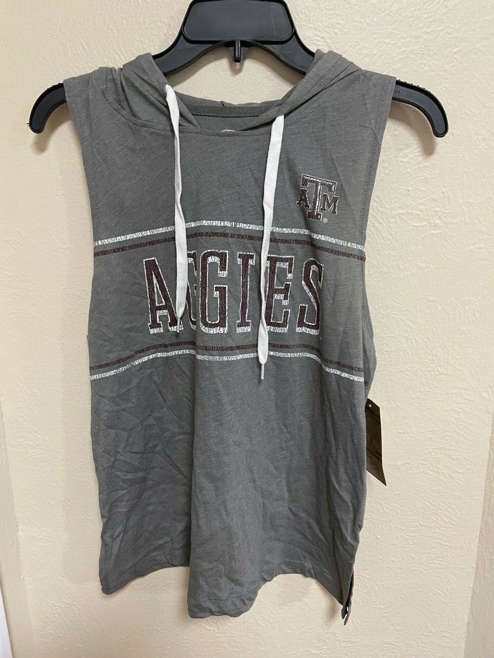 Rivalry Threads 91 Texas A&M Aggies Women’s Sleeveless Hoodie Top Medium