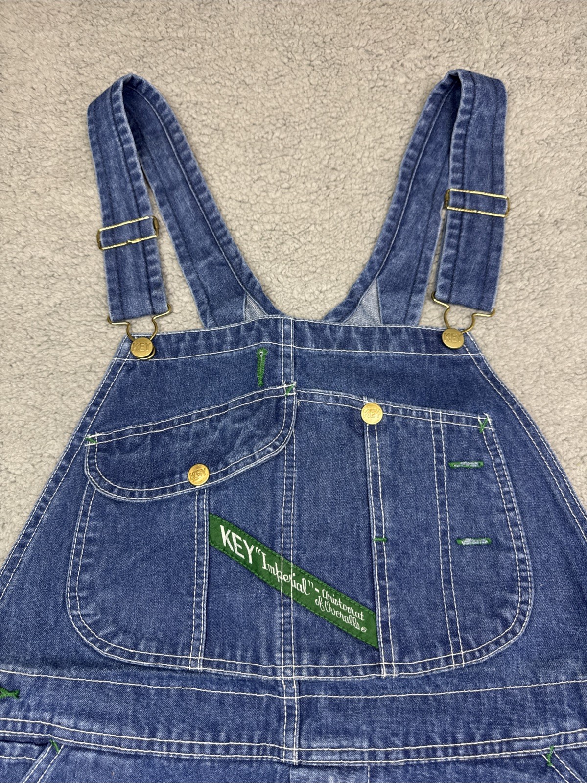 Key ~ Men’s ~ 272.42 ~ Hi-Back Bib Overalls ~ Soft Denim