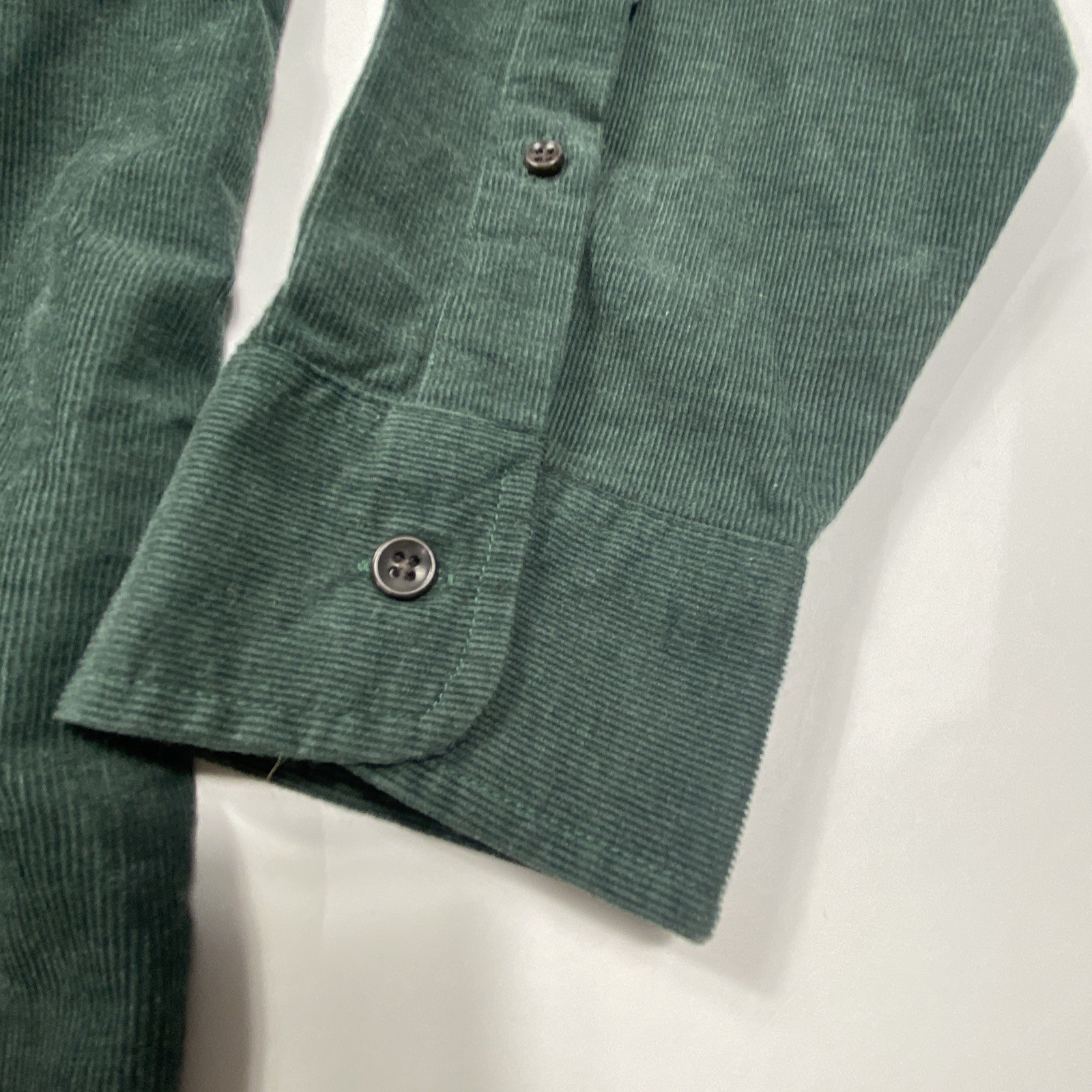 Taylor Stitch The Jack in Pine Heatherd Pincord Corduroy Button-up Shirt Mens 46