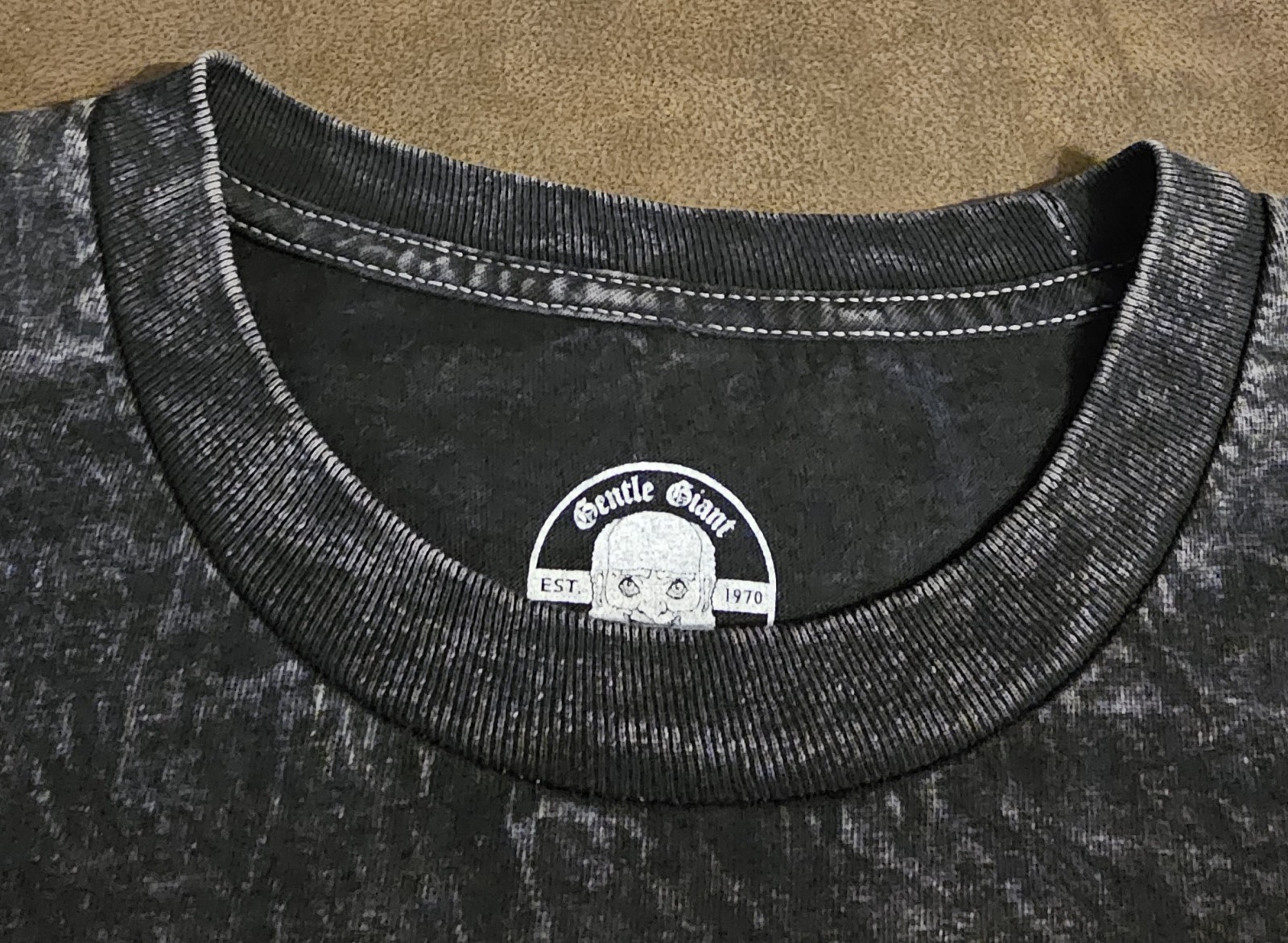 Gentle Giant Mineral Wash Official Band Long Sleeve T Shirt Rock Size 3x