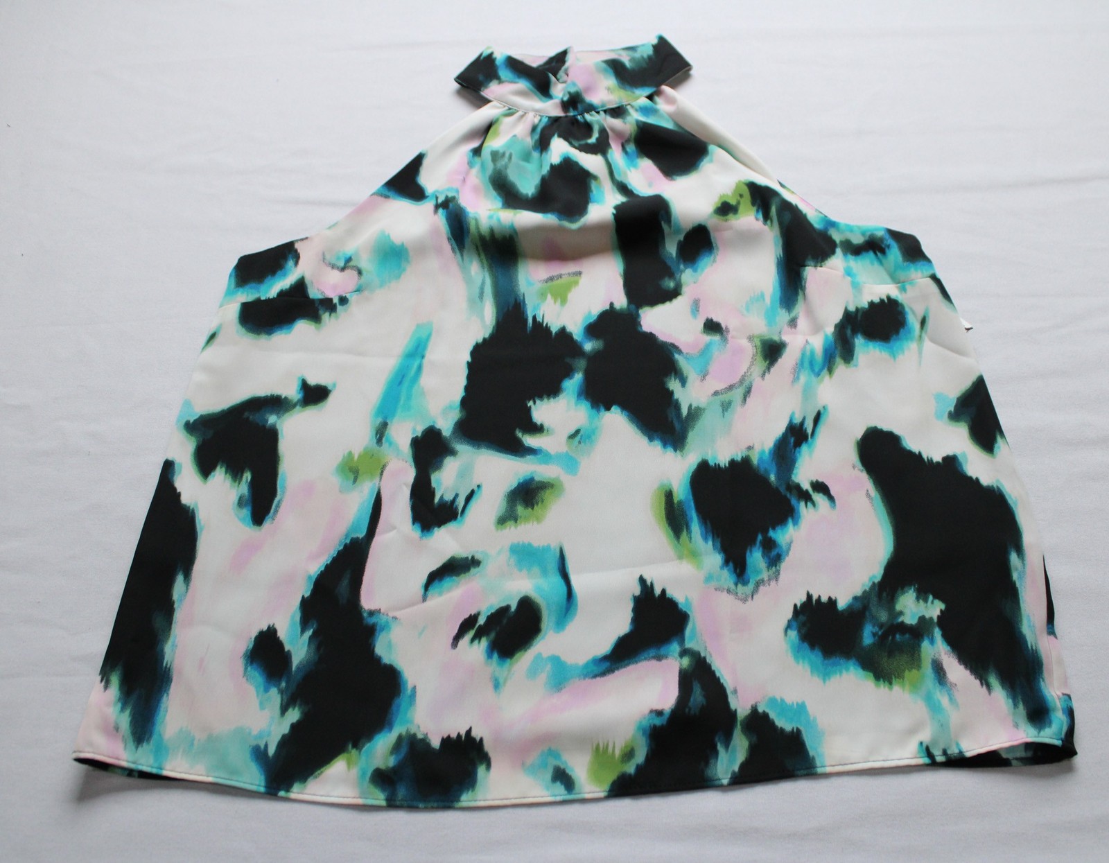 I.N.C International Concepts Womens Halter Neck Print Blouse MS7 Abstract Medium
