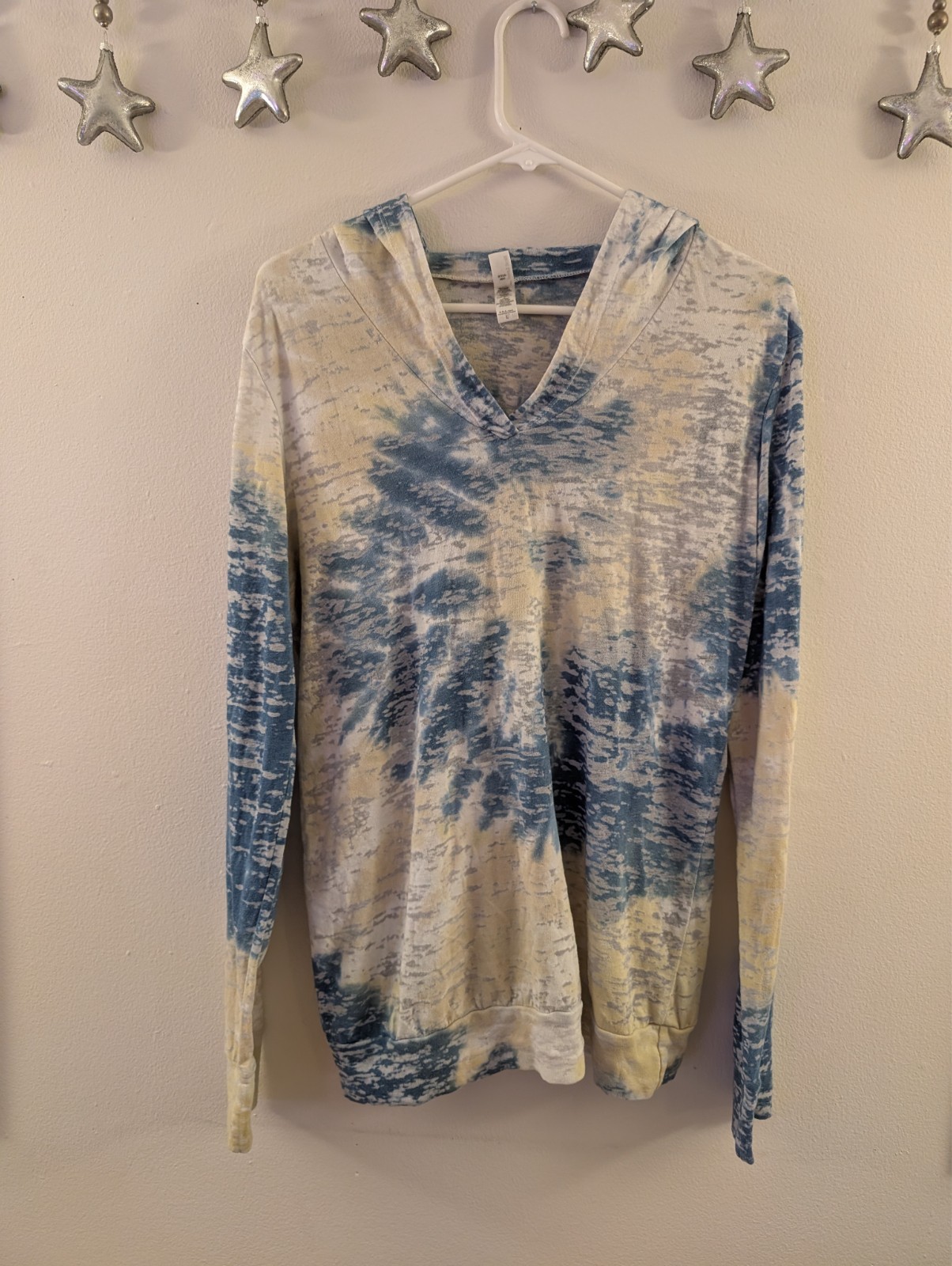 Next Level Tie-Dye Stretchy Hoodie – L