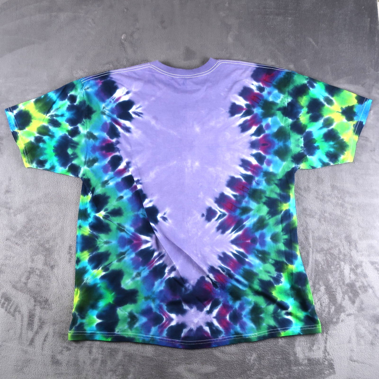 Vintage Y2K 2000s Pot Marijuana Leaf Peace Sign Tie Dye T Shirt Sz 2XL XXL