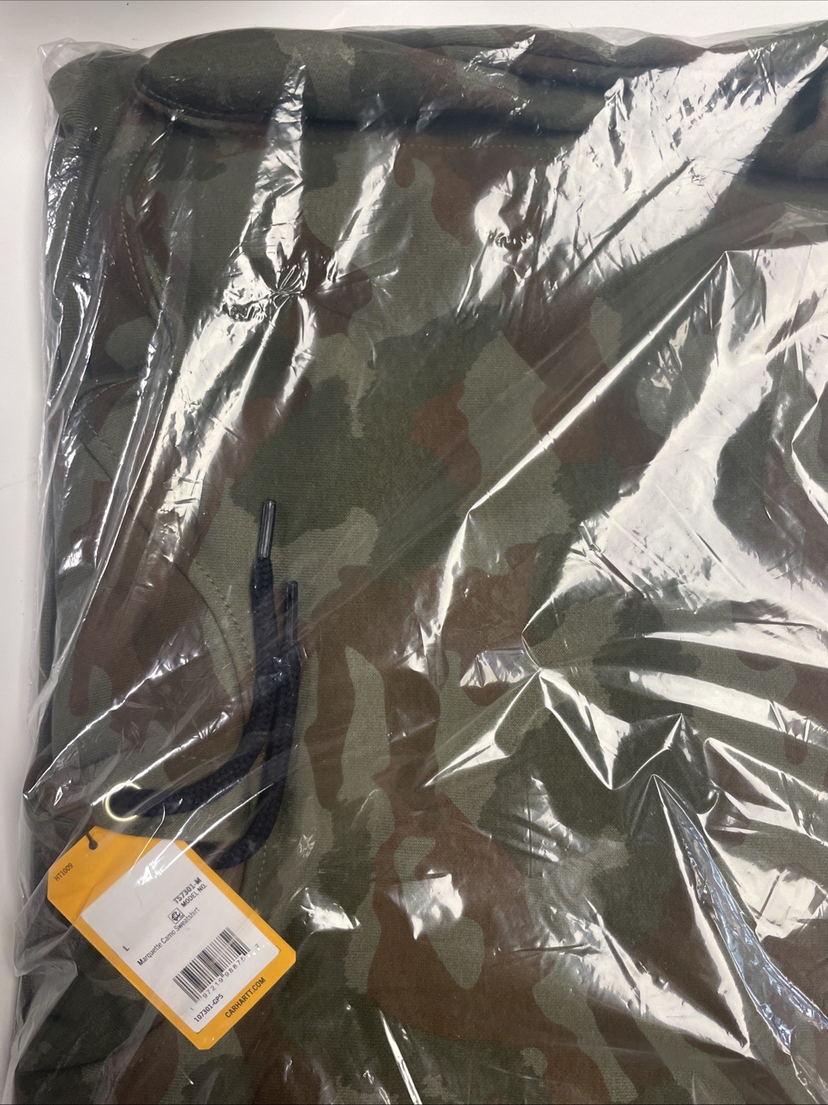 Carhartt Men’s Marquette Camouflage Hooded Sweatshirt Hoodie L Large NWT Hunting
