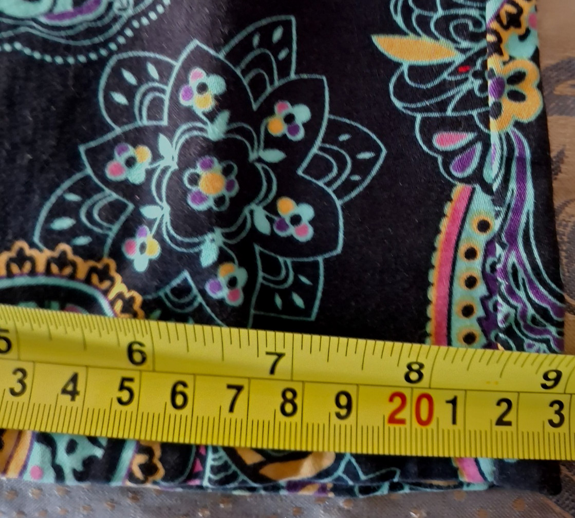 Loudmouth Black/Multi-colored Paisley-print Lightweight Jeans – Size 10