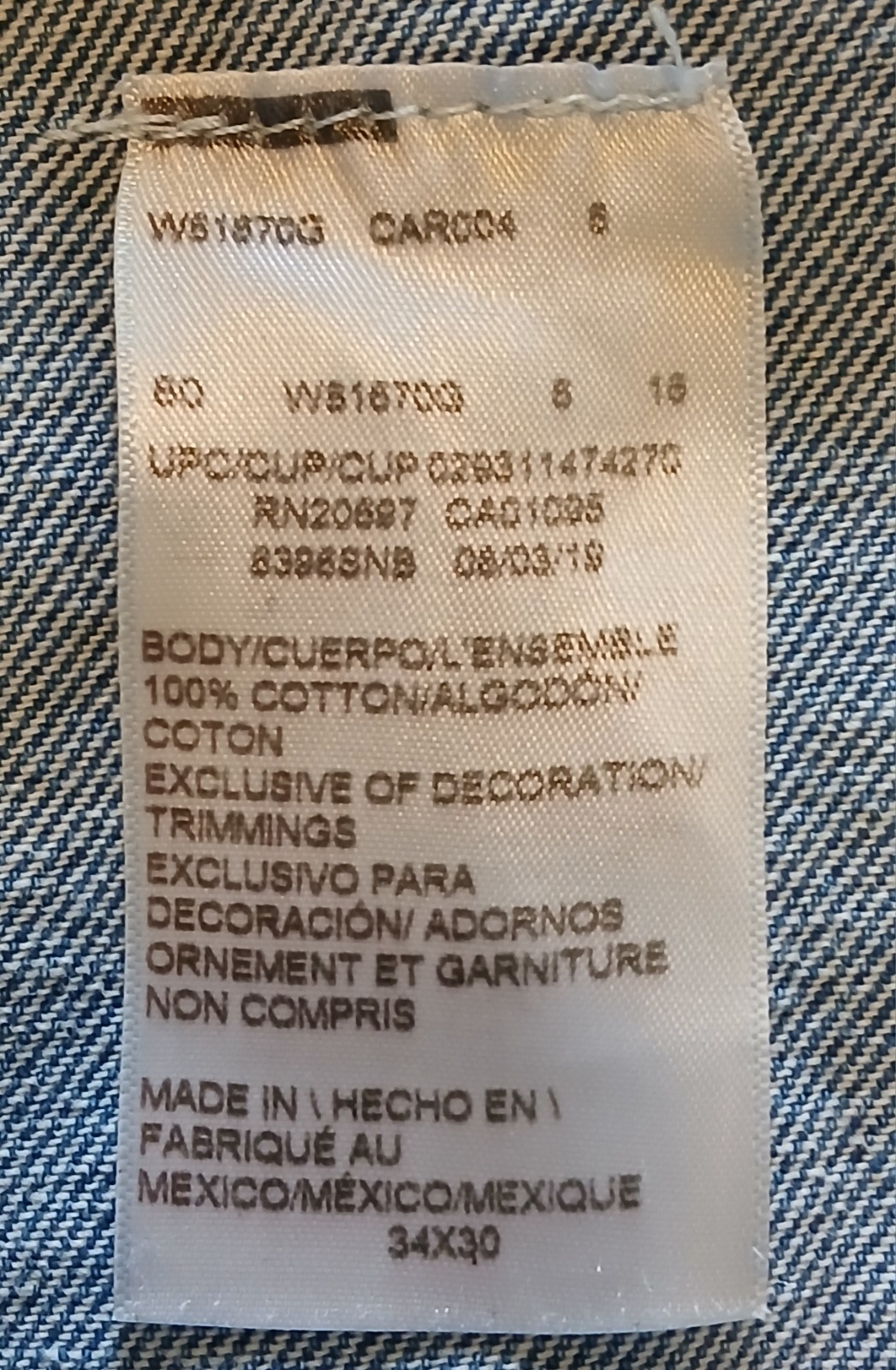 Dickies Overalls 34 X 30 Coveralls Bib Blue Cotton Denim Carpenter Farm Work EUC