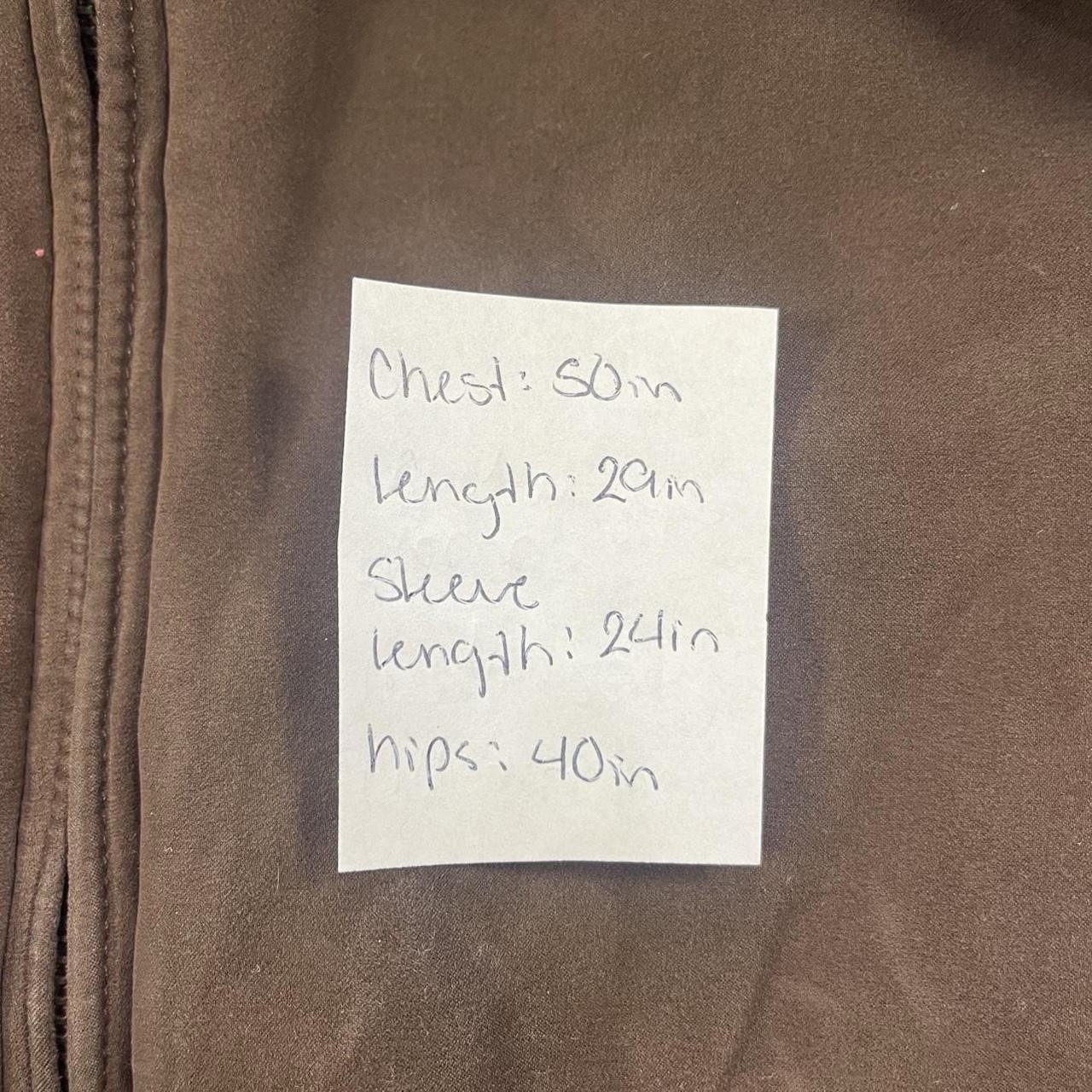 Weatherproof Men’s Faux Suede Bomber Jacket Tan Brown Full Zip Coat Large