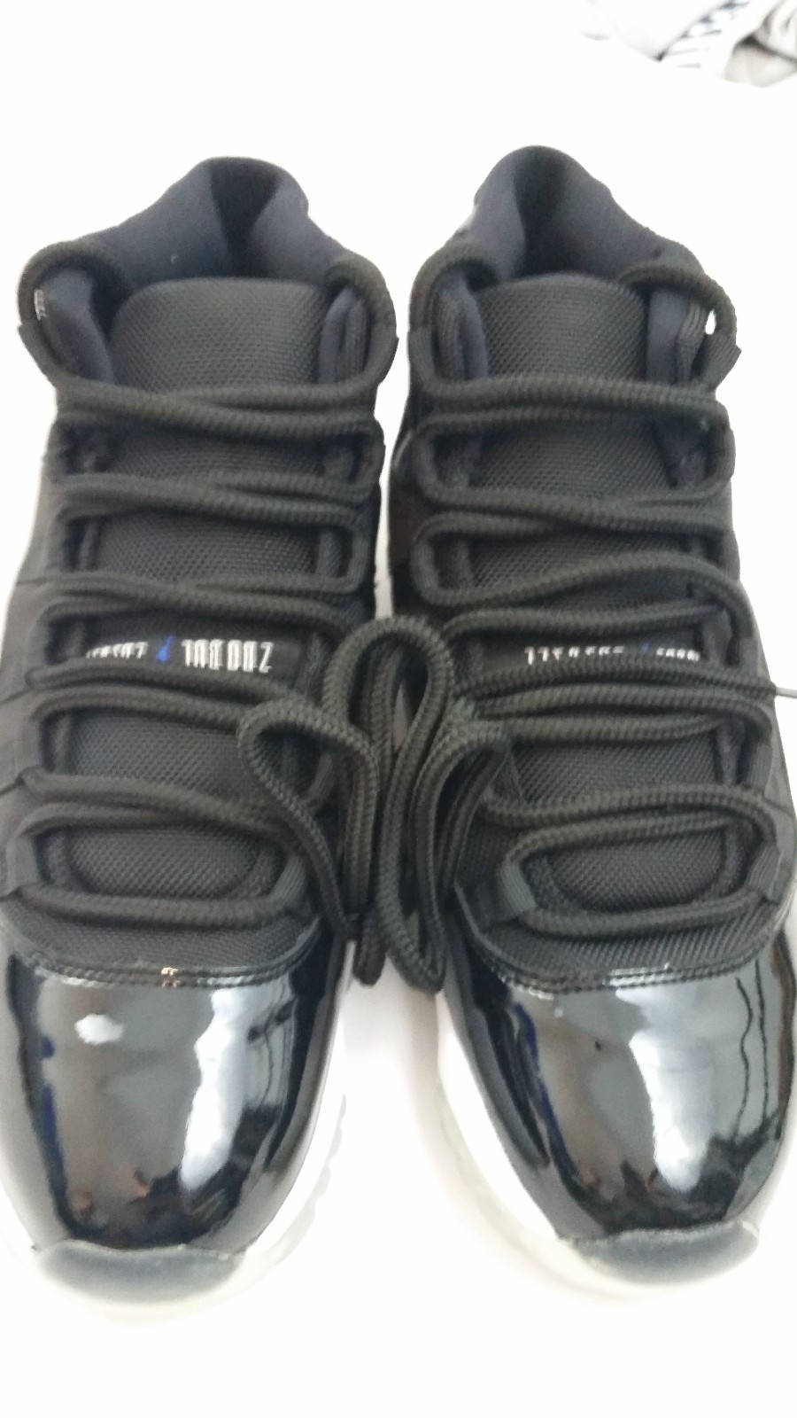 Air Jordan XI 11 Black Replacement Shoelace Round rope BRED SPACE JAM GAMMA