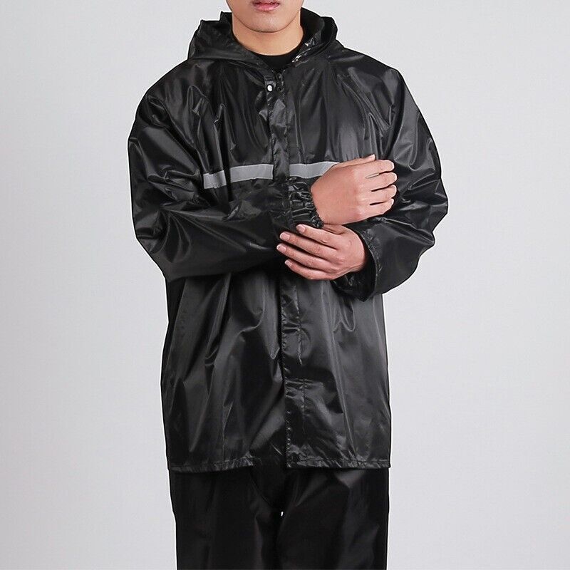Rain Suit for Men Women Jackets Pant Gear Waterproof Motorcycle Hivis Raincoat