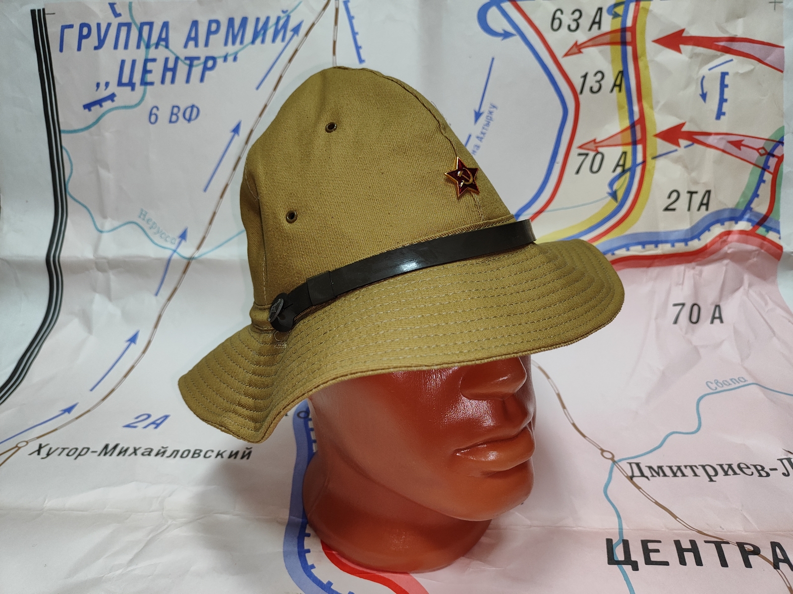 Soviet Russian Army Military Uniform Pilotka Afghan Panama Hat Cap Size M,L,XL
