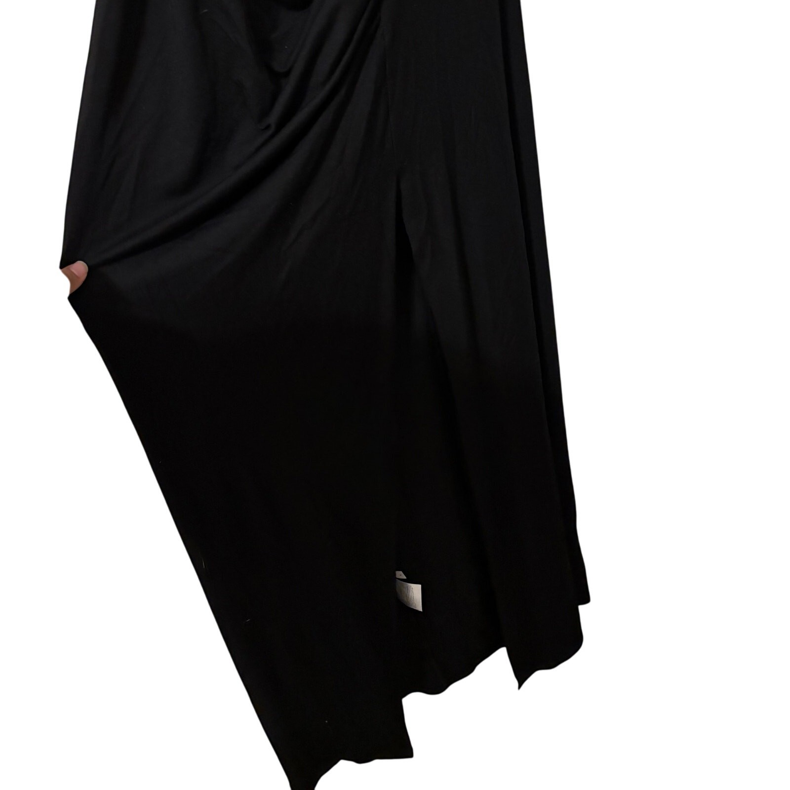 Reformation Black Nostra One Shoulder Slit Maxi Dress Size Large