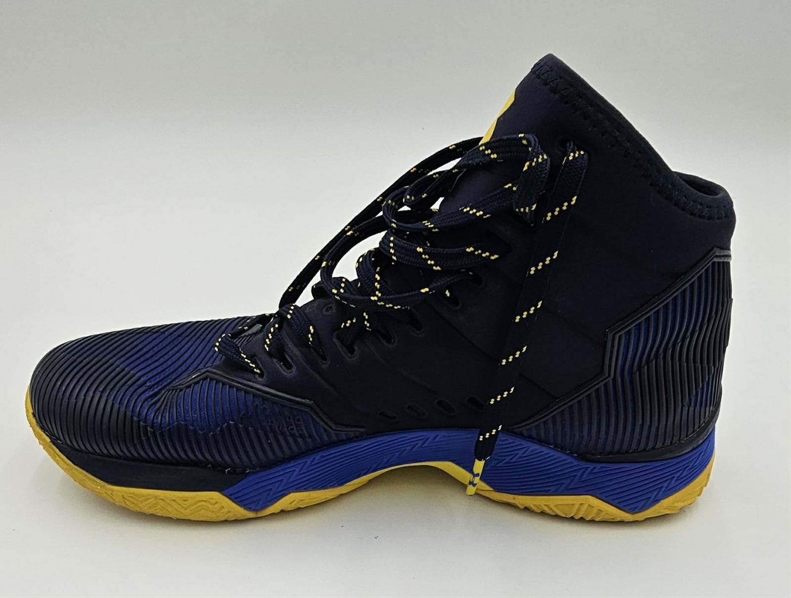 Under Armour Curry 2 Dub Nation Blue Yellow Basketball Shoes Men’s 9.5