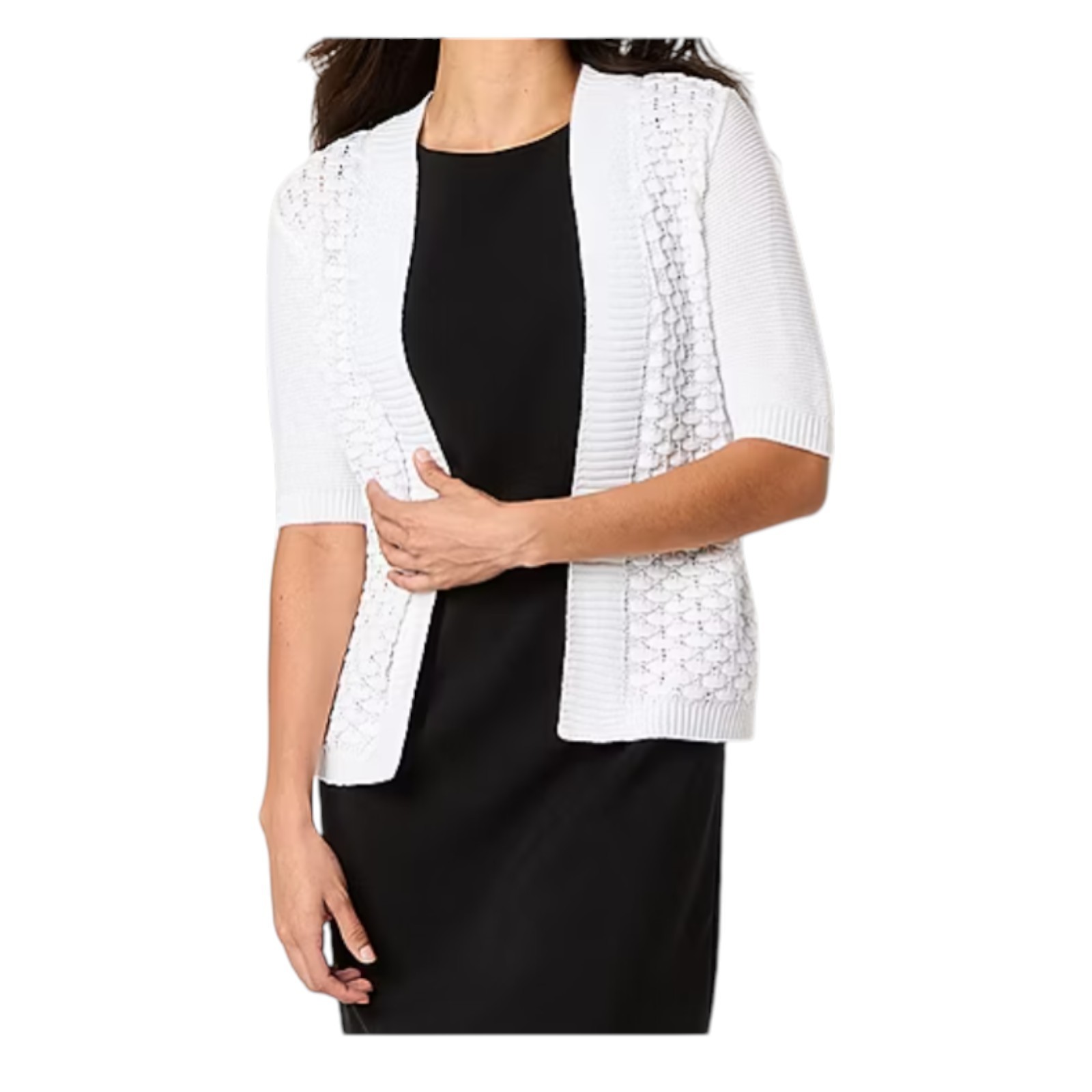 Perceptions New York Women’s White Daytime Shrug NWT S, M, L, XL