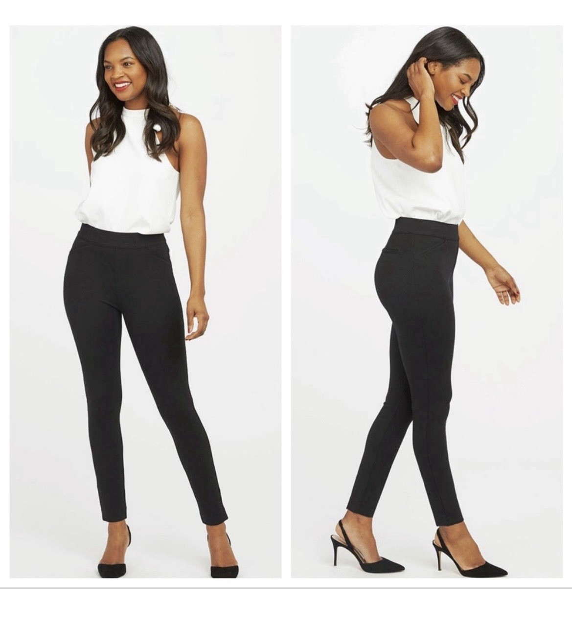 NEW SPANX The Perfect Black Pant Style 20251R Backseam XL