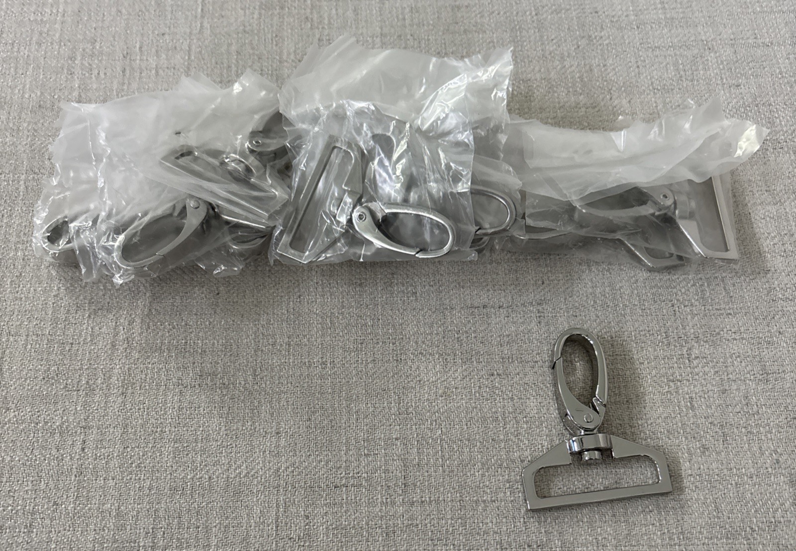 Metal Bag Clasps Lobster Swivel Clips Set Of 13 Purse Belt 2.25” New Sealed