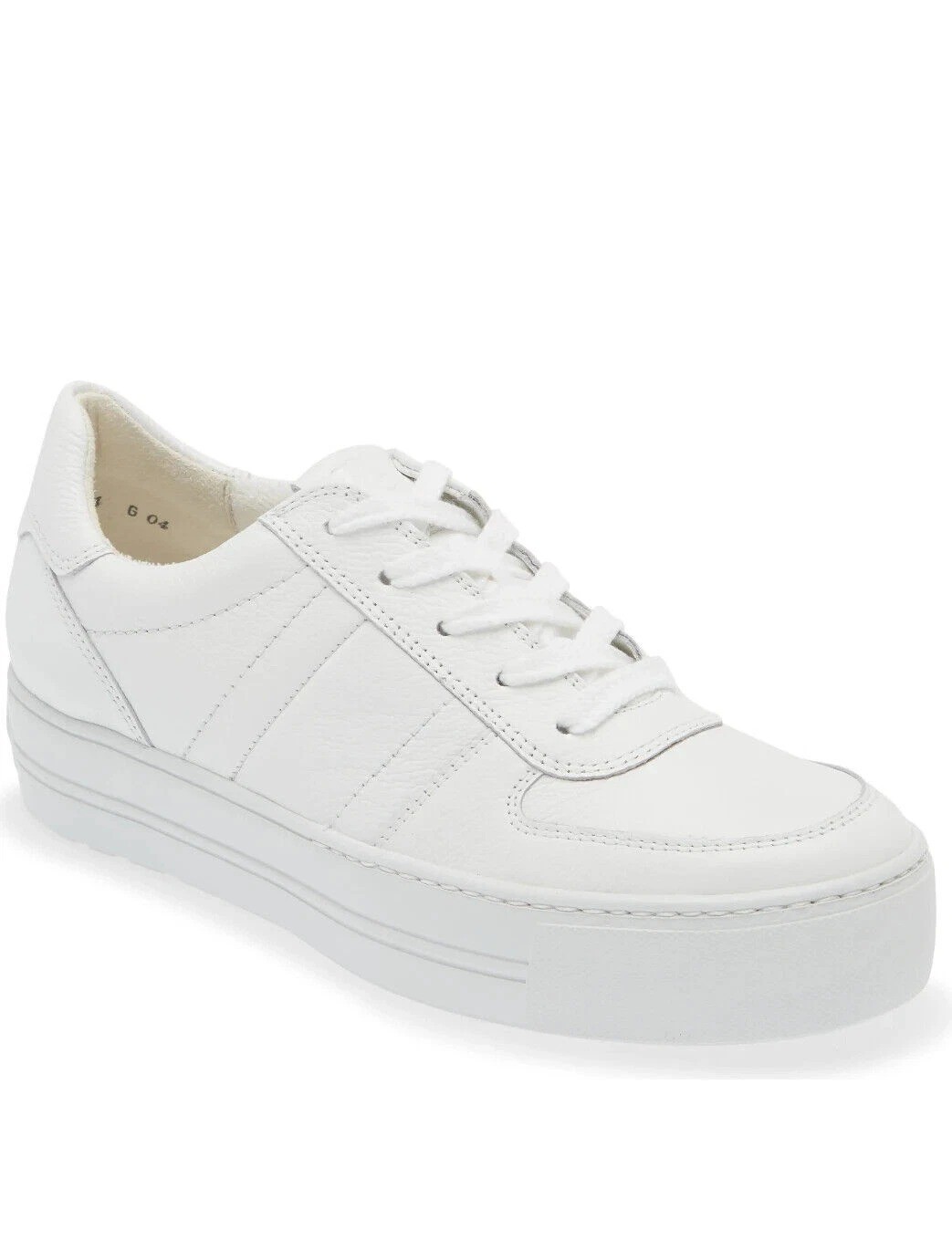 NEW $500 Paul Green Unity Platform Sneaker white leather lace up 11 (2) (A4)