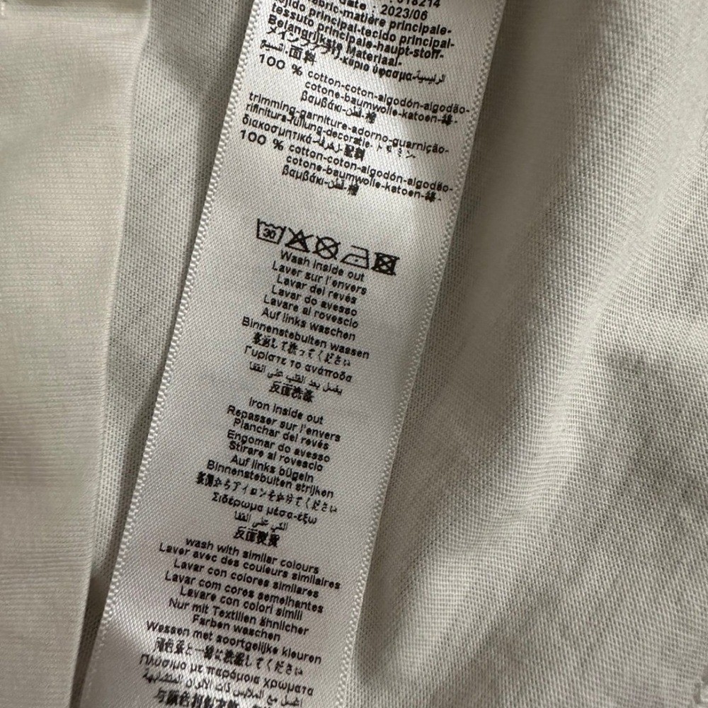 Authentic Lanvin Paris Graphic Logo T-Shirt – White (Size 14Y)