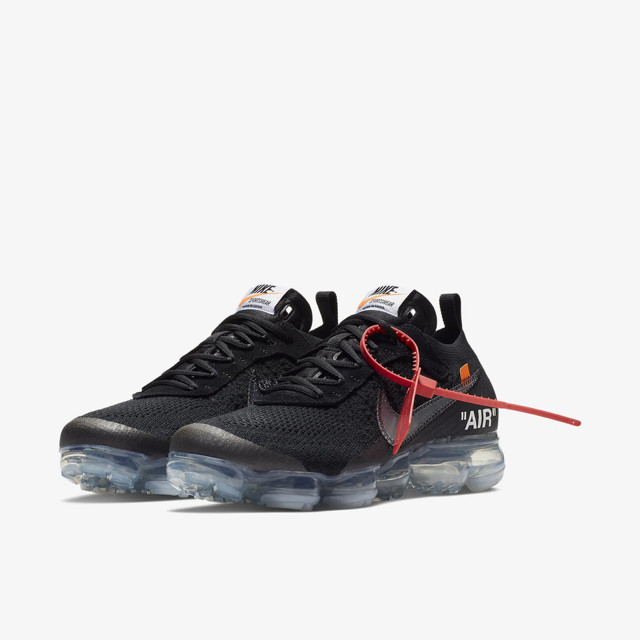 OFF-WHITE Nike Air VaporMax Black Zip Tie Designer Sneakers AA3831-002