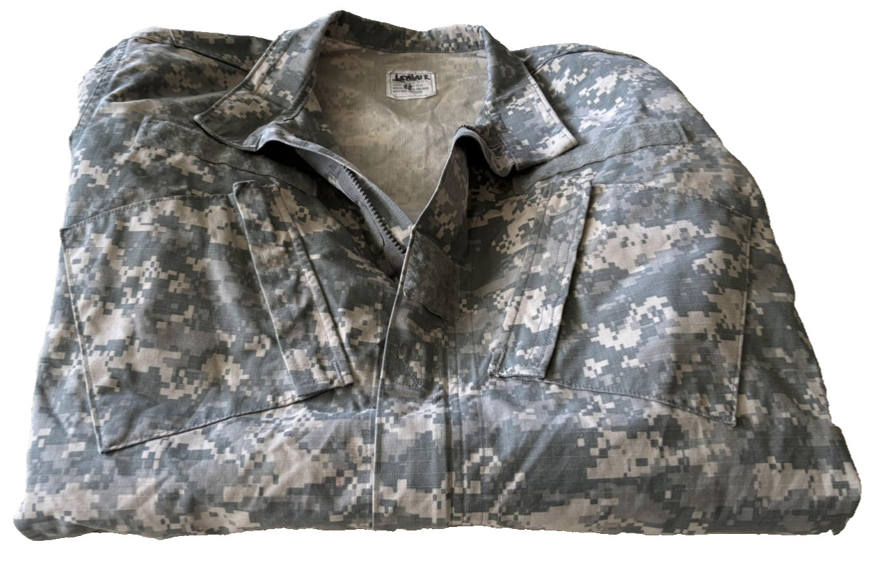 Lancer US Army ACU Jacket Mens Medium Regular Digital Camo UCP Ripstop Tactical