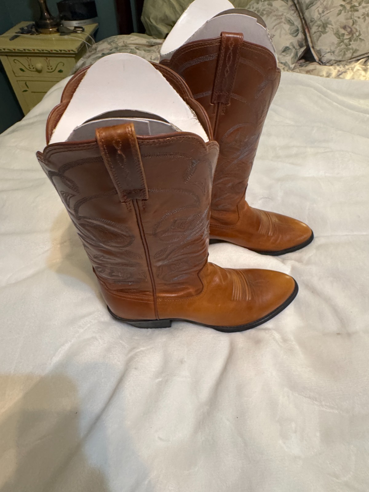 Womens Tan Leather Ariat Boots