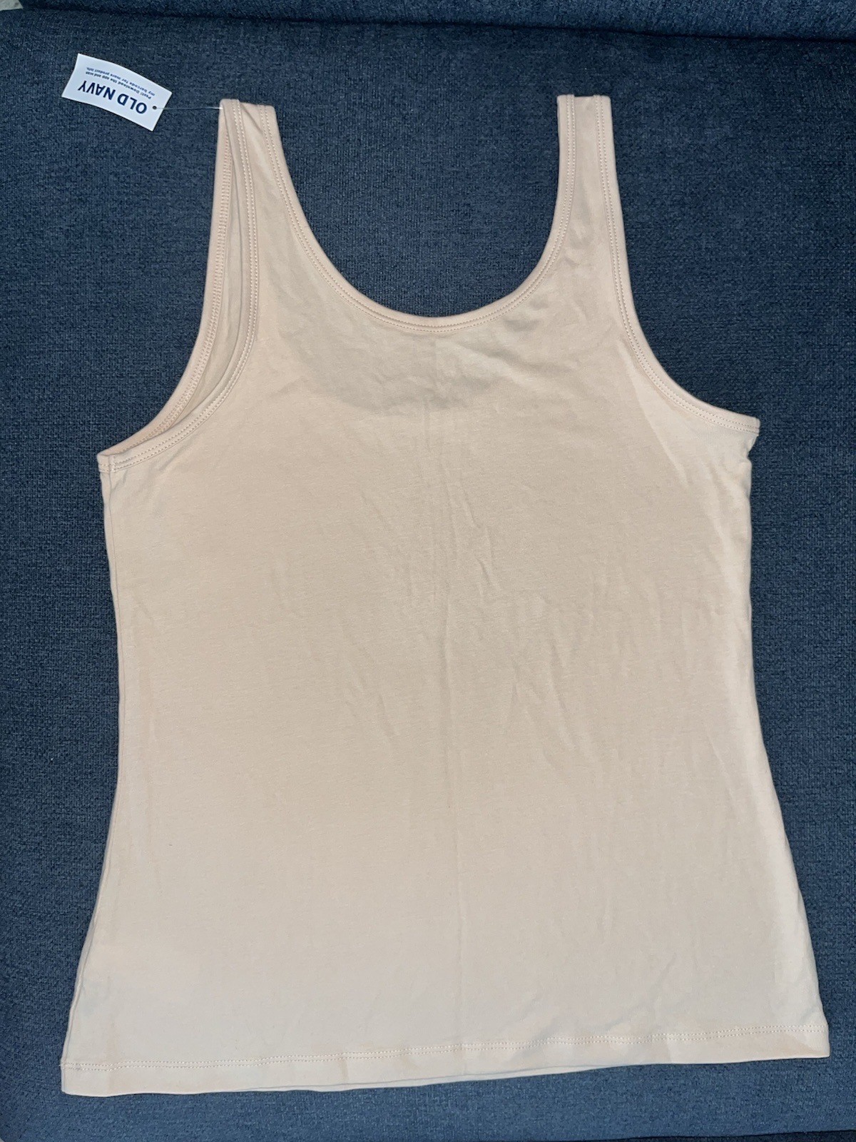 NWT Old Navy Tank Top First Layer Small Basic Solid Scoop Neck Stretch Neutral