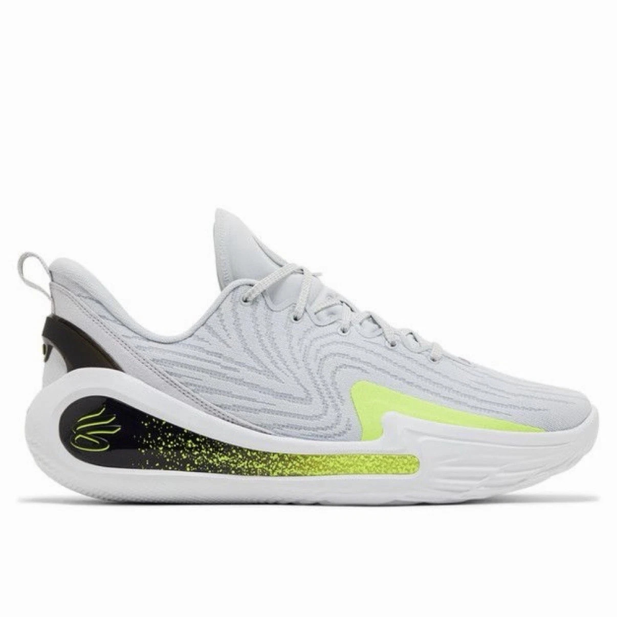 Under Armour Men’s Curry Flow 12 ‘Gravity’ Grey/Black 3027629-100 Size 11.5
