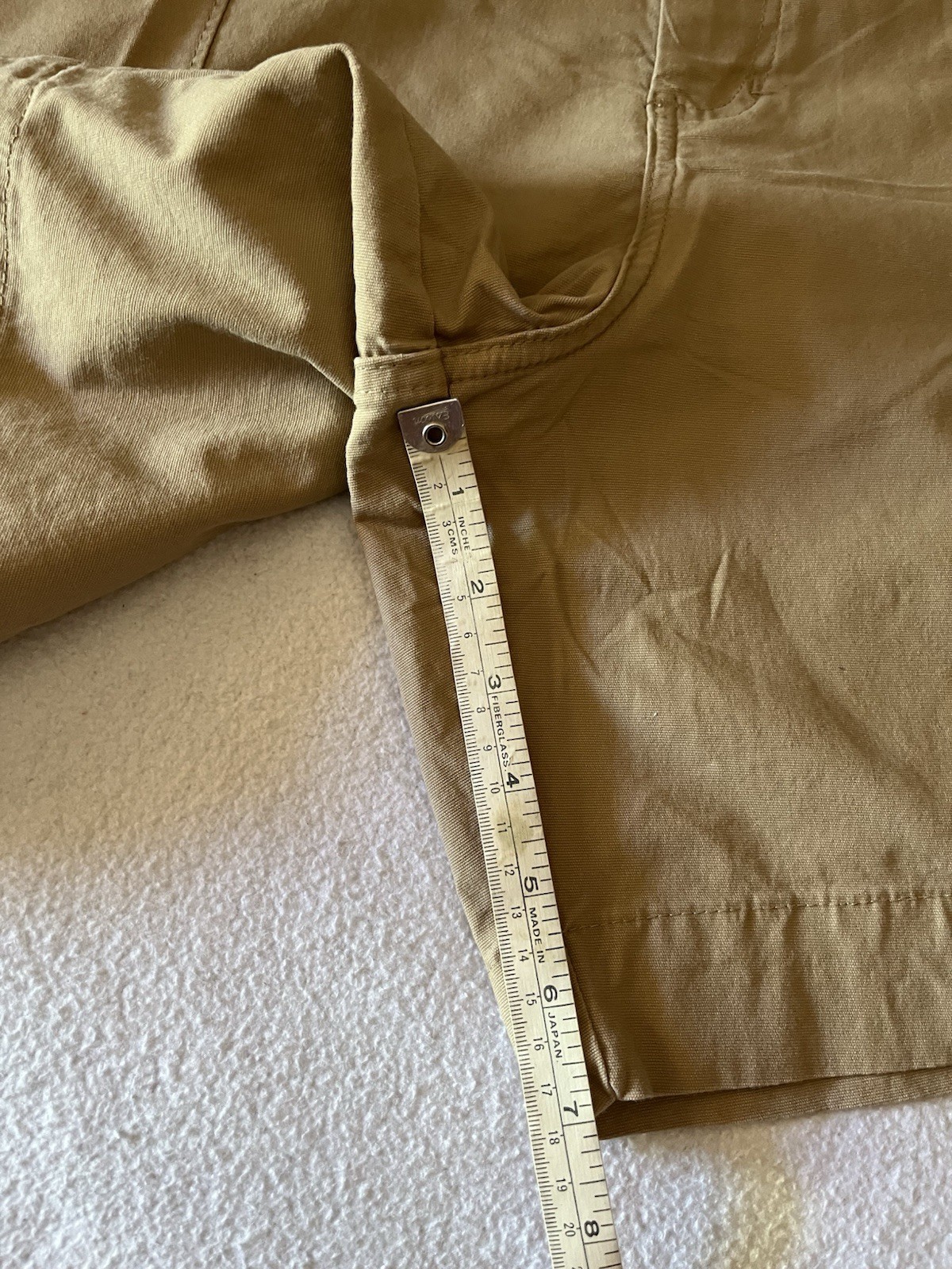 Women’s Lee Mid Rise Bermuda Shorts Wheat Size 18W