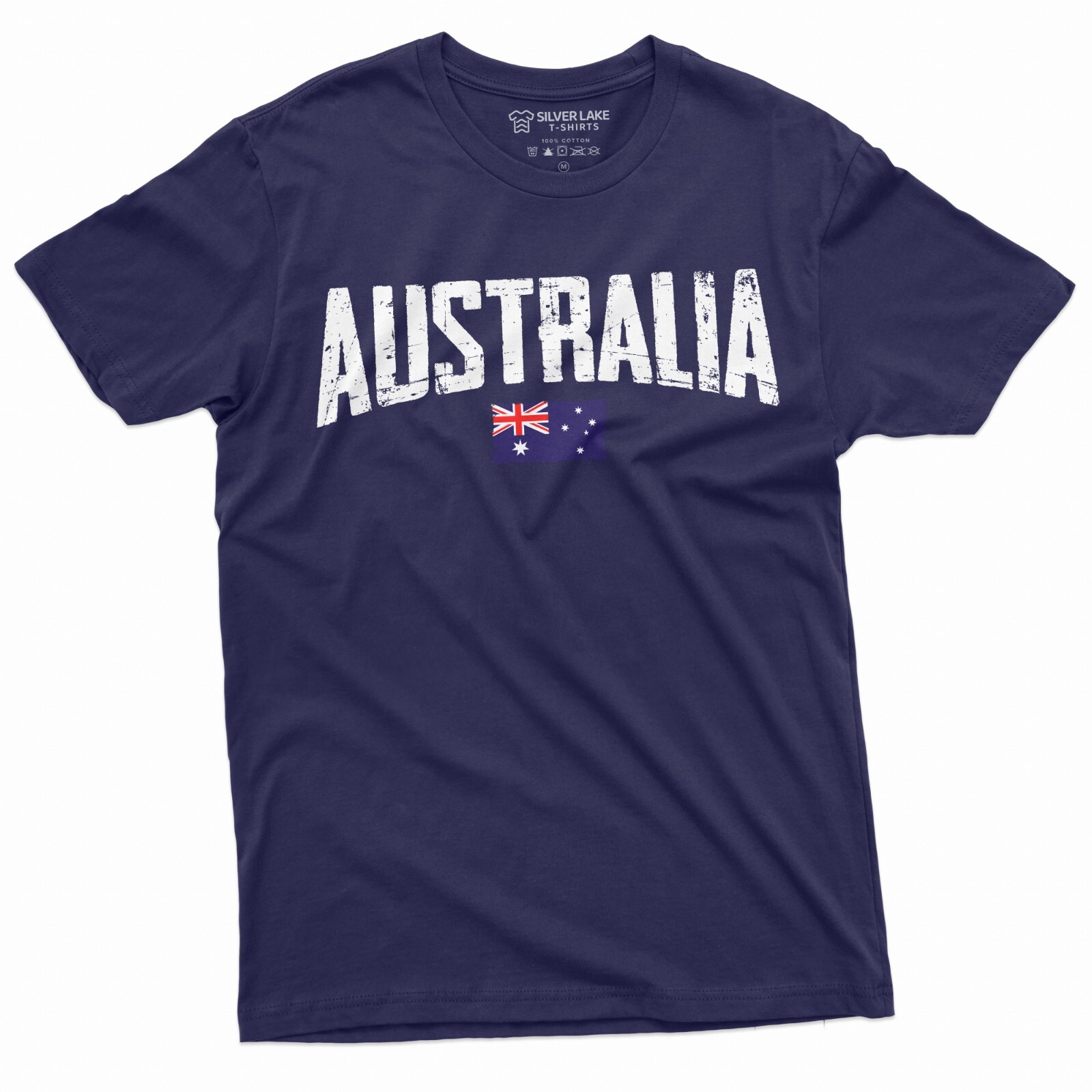 Australia Aussie T-shirt OZ Flag Patriotic nationality Tshirt Mens Tee Shirt