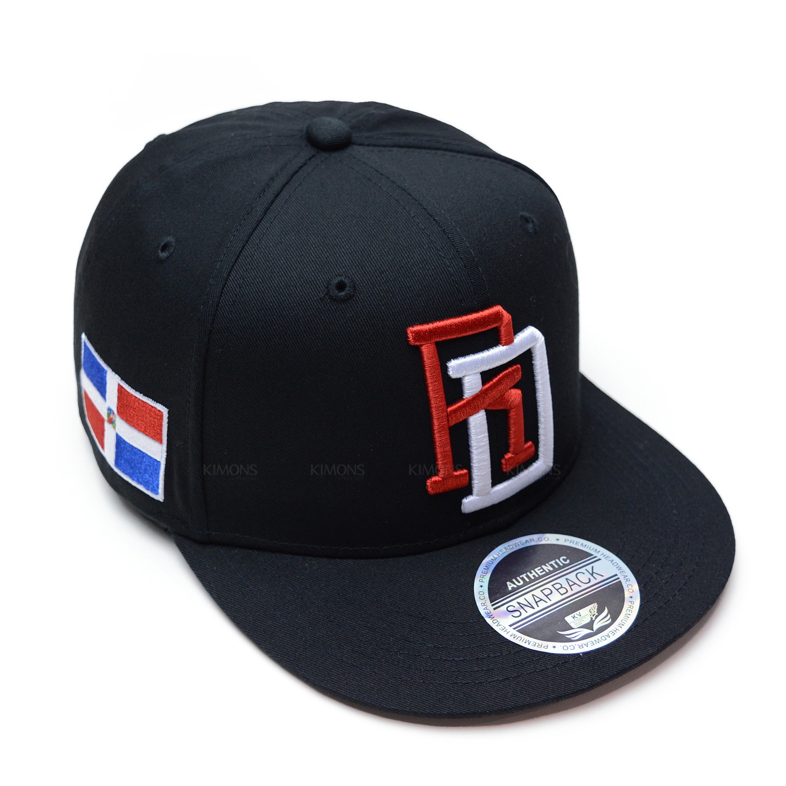 Republica Dominicana RD Snapback Hat 2026 3D Embroidery Black Cap Flag DR Cotton