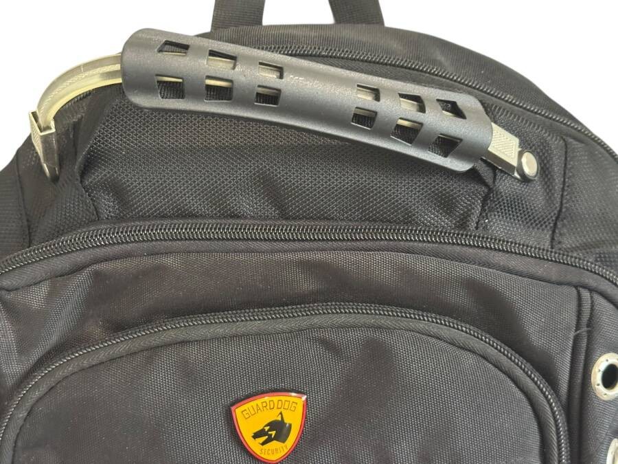 Guard Dog Security Black & Pink Bulletproof Backpack Great Pre-Owned Condition