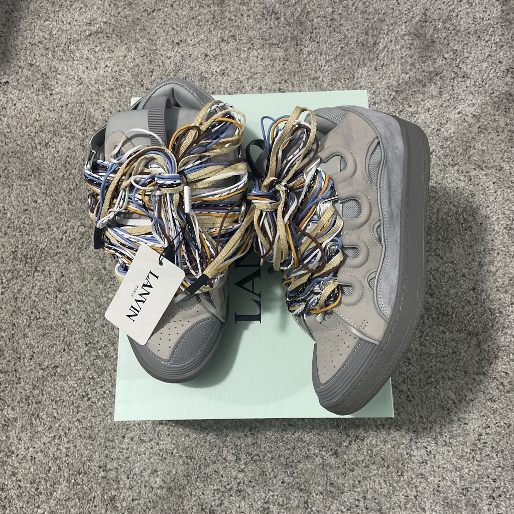 Lanvin Multi Color Laced Curbs