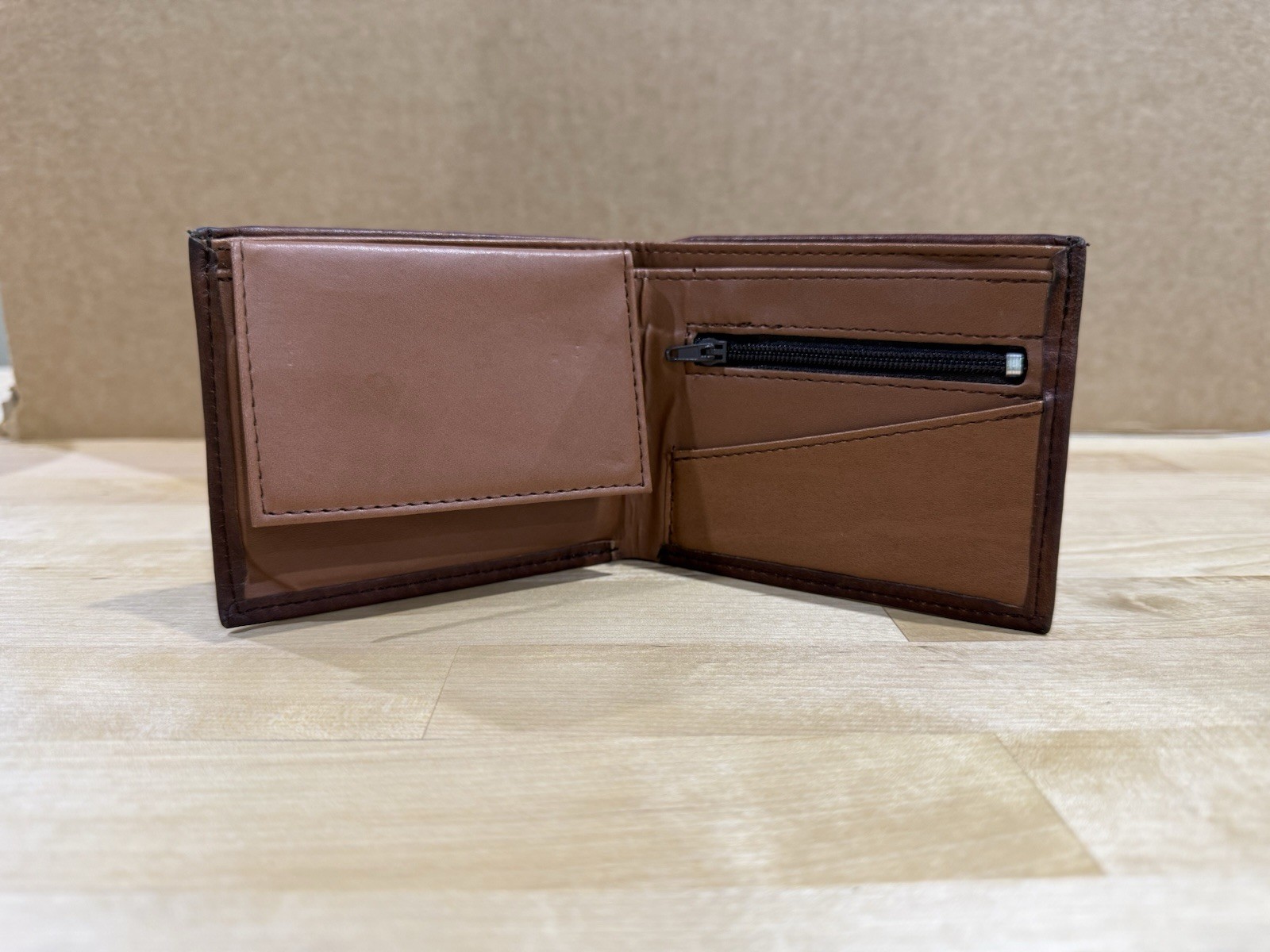 Handcrafted Mexican Wallet Aztec. Imported. Genuine Leather